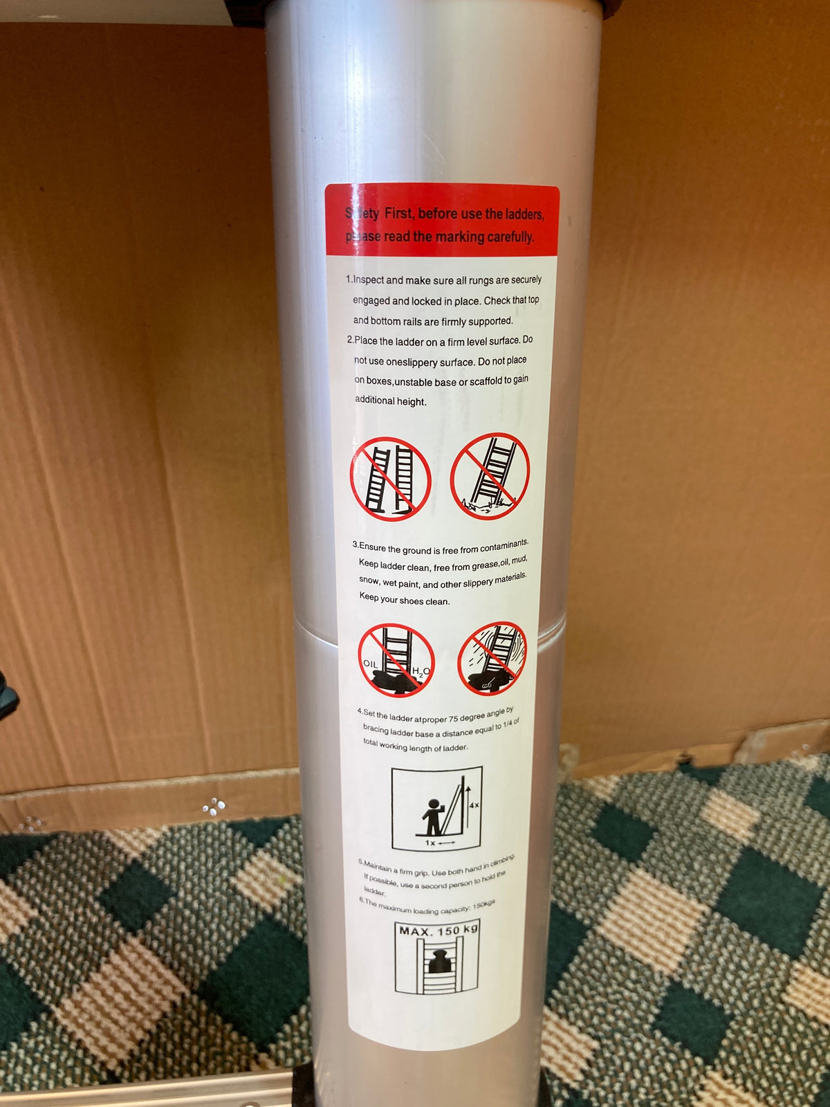 Lot Imported Foldable - Extendable Telescopic Ladder