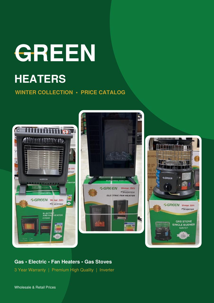 GREEN ALL HEATER AND STOVES