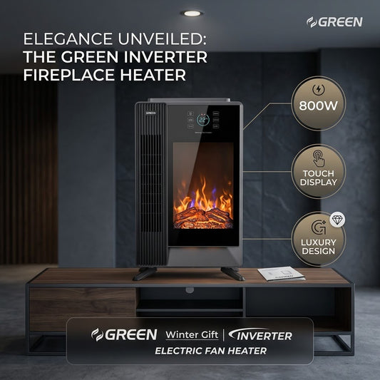 Green Display electric blour heater