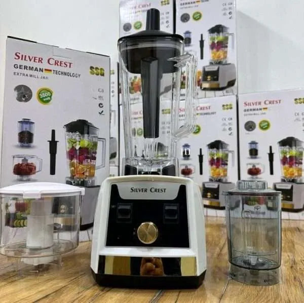 Germany Lot Imported Silver Crest 3 in 1 Food Processor | Blender, Chopper and Grinder