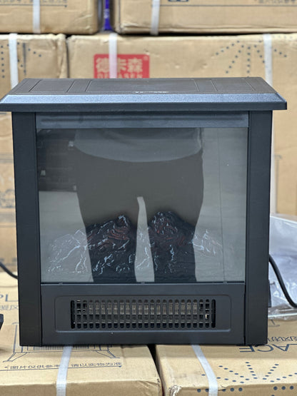 DECASEN Electric Fireplace Heater with 3D Flame Effect & Blower Fan | Display Control
