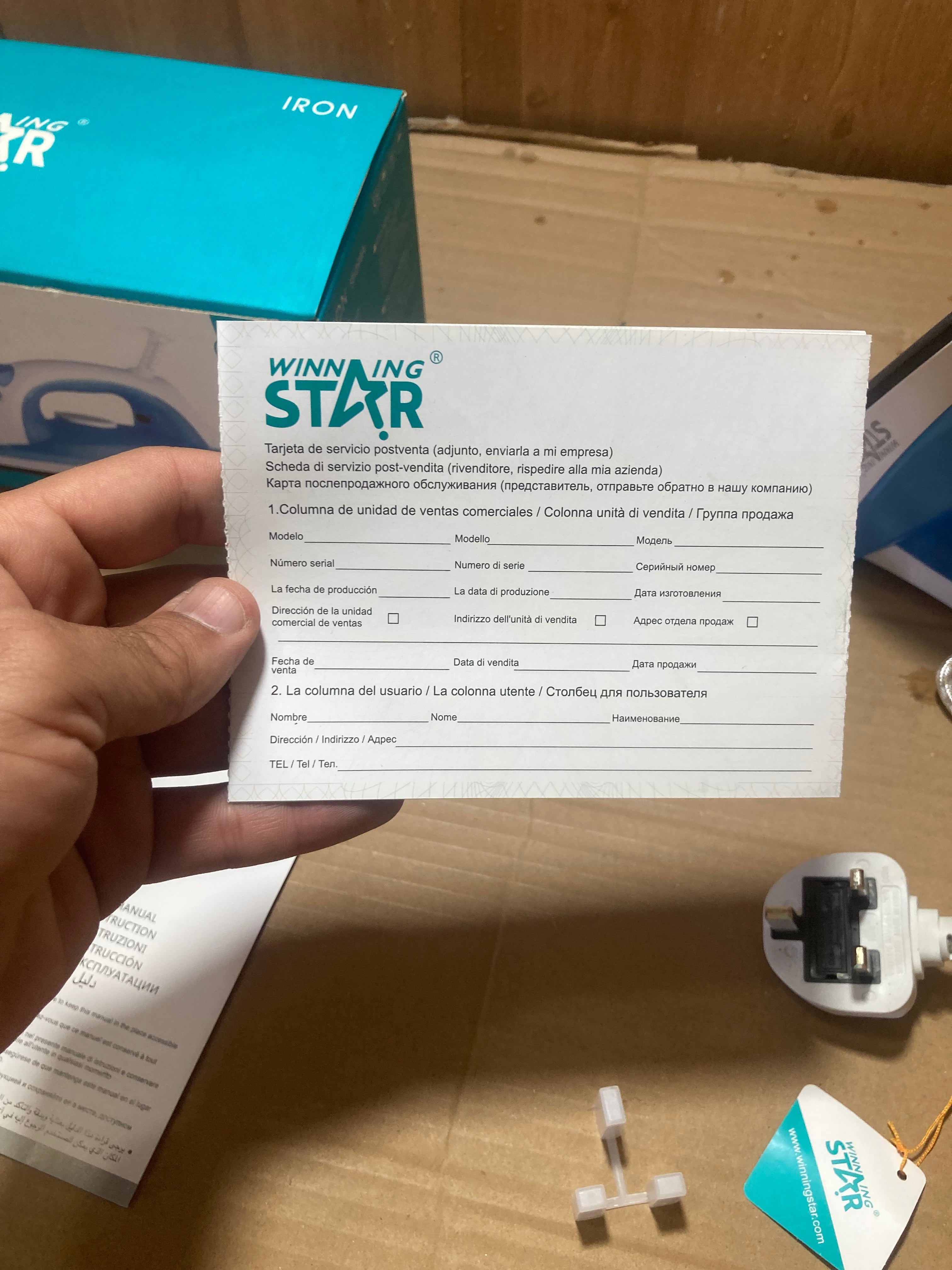 WINNING STAR Dry & Steam Iron 2200W