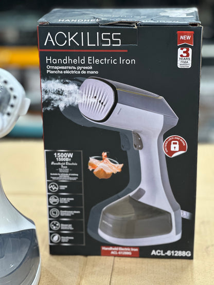 ACKILISS ACL-61288G Handheld Electric Steam Iron 1500W – Portable Garment Steamer