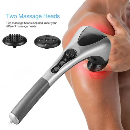 Blue Idea Full Body Handheld Powerful Double Head Massager