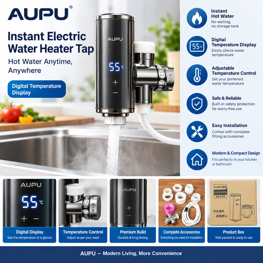 AUPU Instant Electric water heater Tap