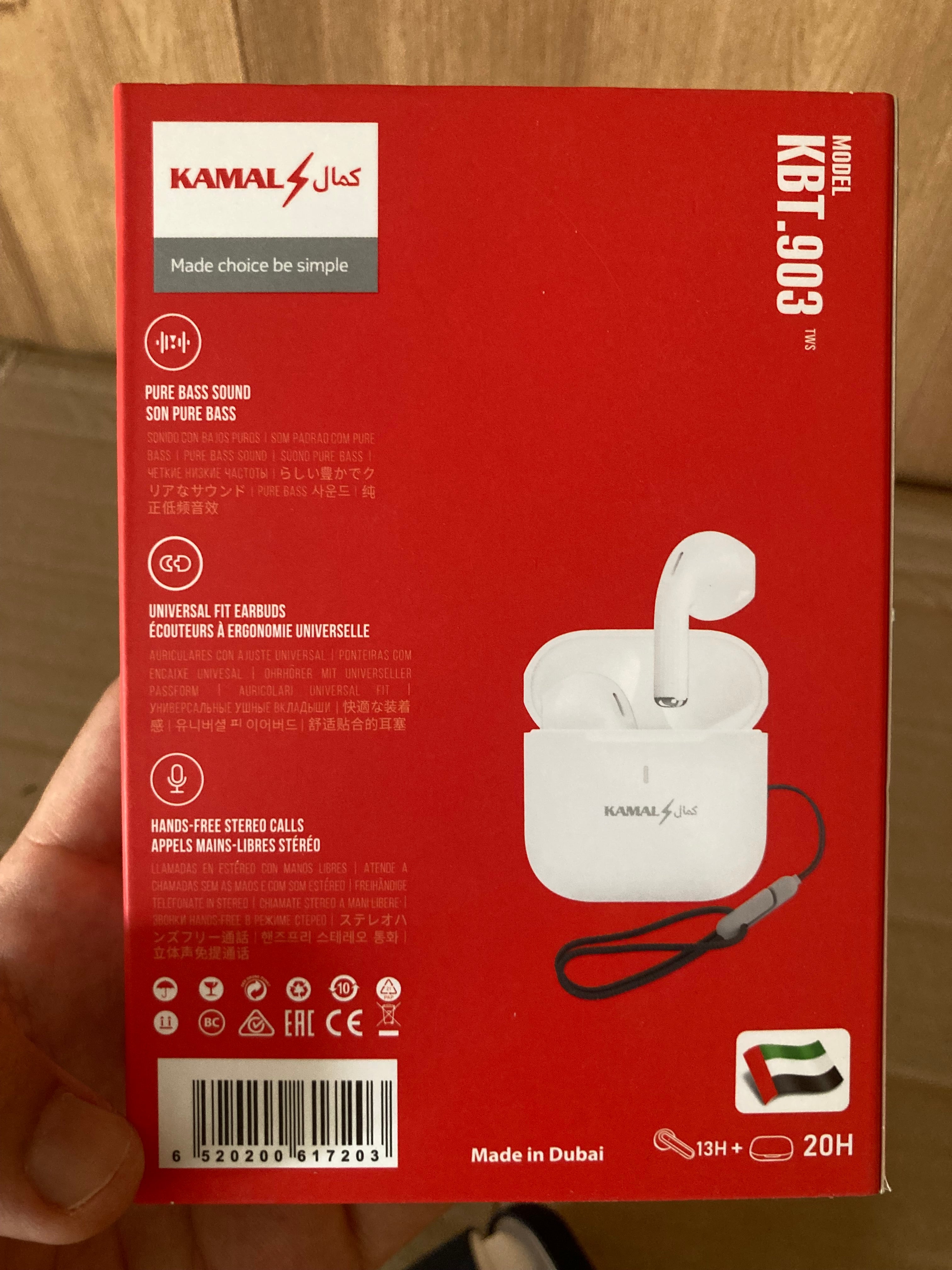 Kamal Mini Size Earbuds/AirPods KBT.903