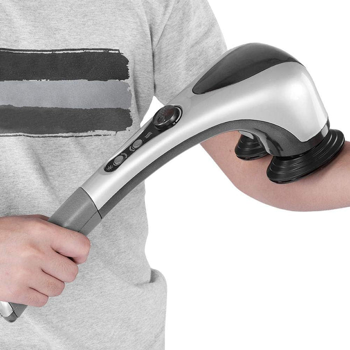 Blue Idea Full Body Handheld Powerful Double Head Massager