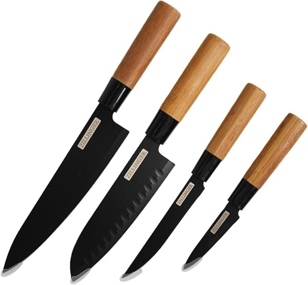 Japanese knife set 4-in-1 for kitchen
