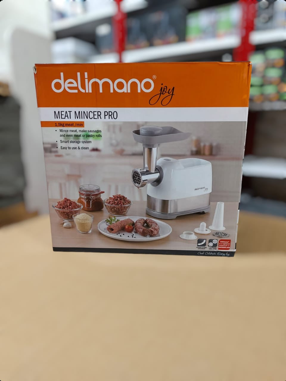 DELIMANO Switzerland 3-in-1 MEAT MINCER PRO