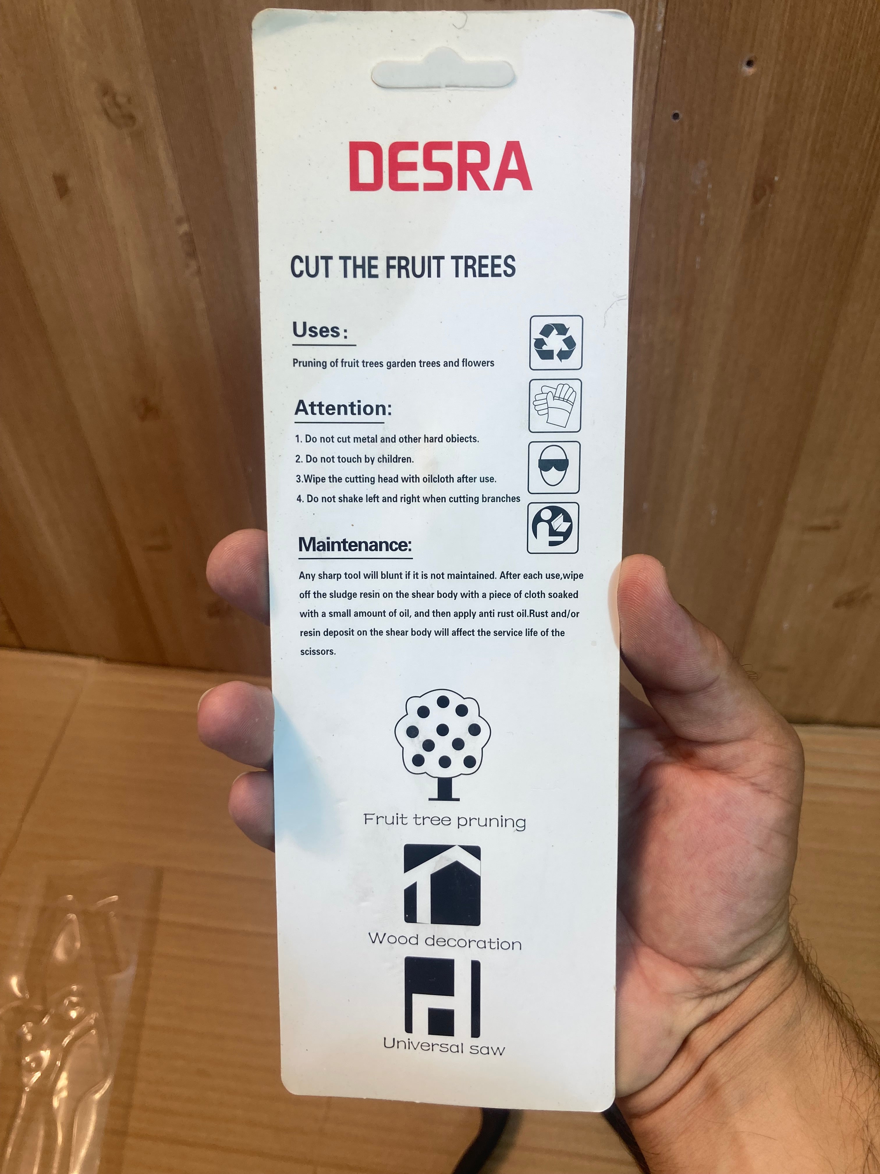 Imported Quality Trees Cutter With Double Spring