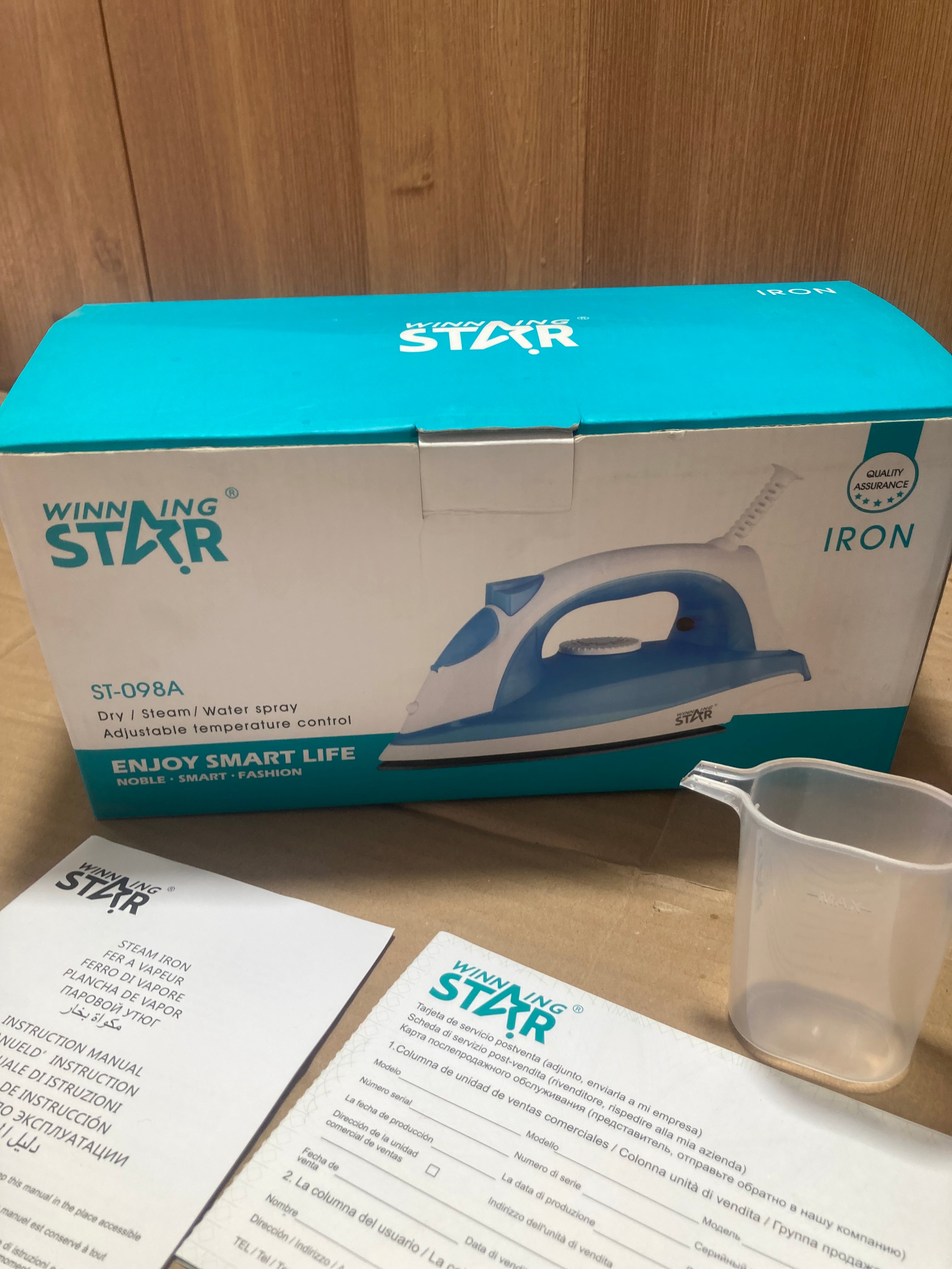 WINNING STAR Dry & Steam Iron 2200W