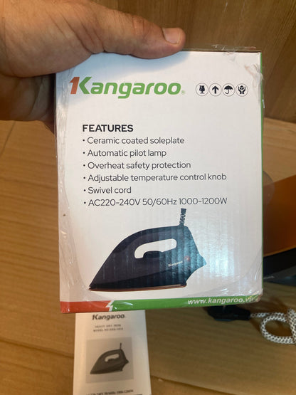 Kangaroo Ceramic Coated Soleplate Automatic Dry Iron 1200W