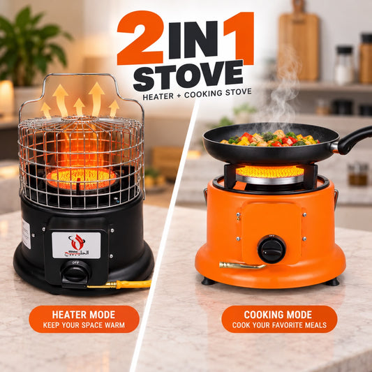 Alkhalij 2-in-1 Heater & Stove