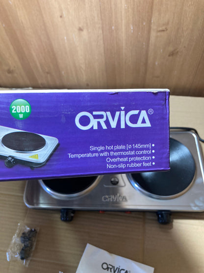 ORVICA-Russia Portable Electric Double HotPlate/Electric Stove 2000W
