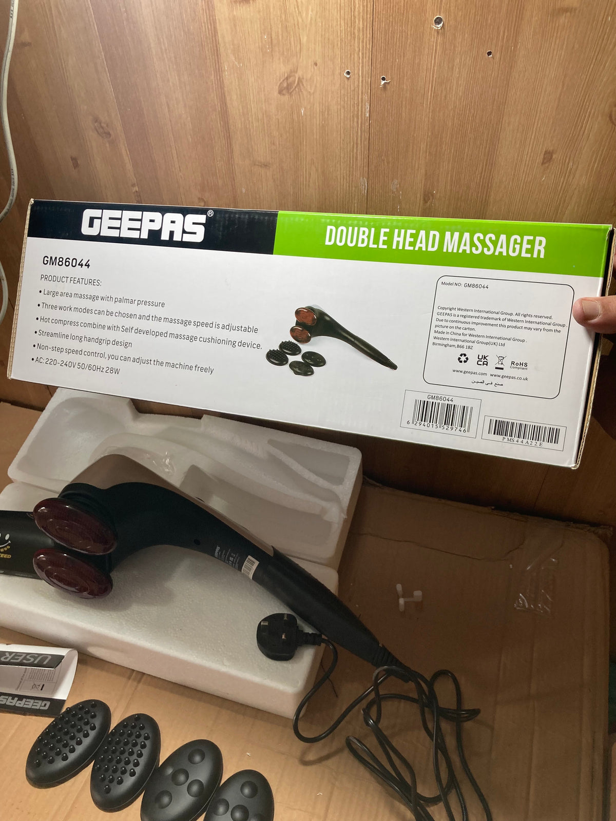 Geepas Dubai Double Head Massager