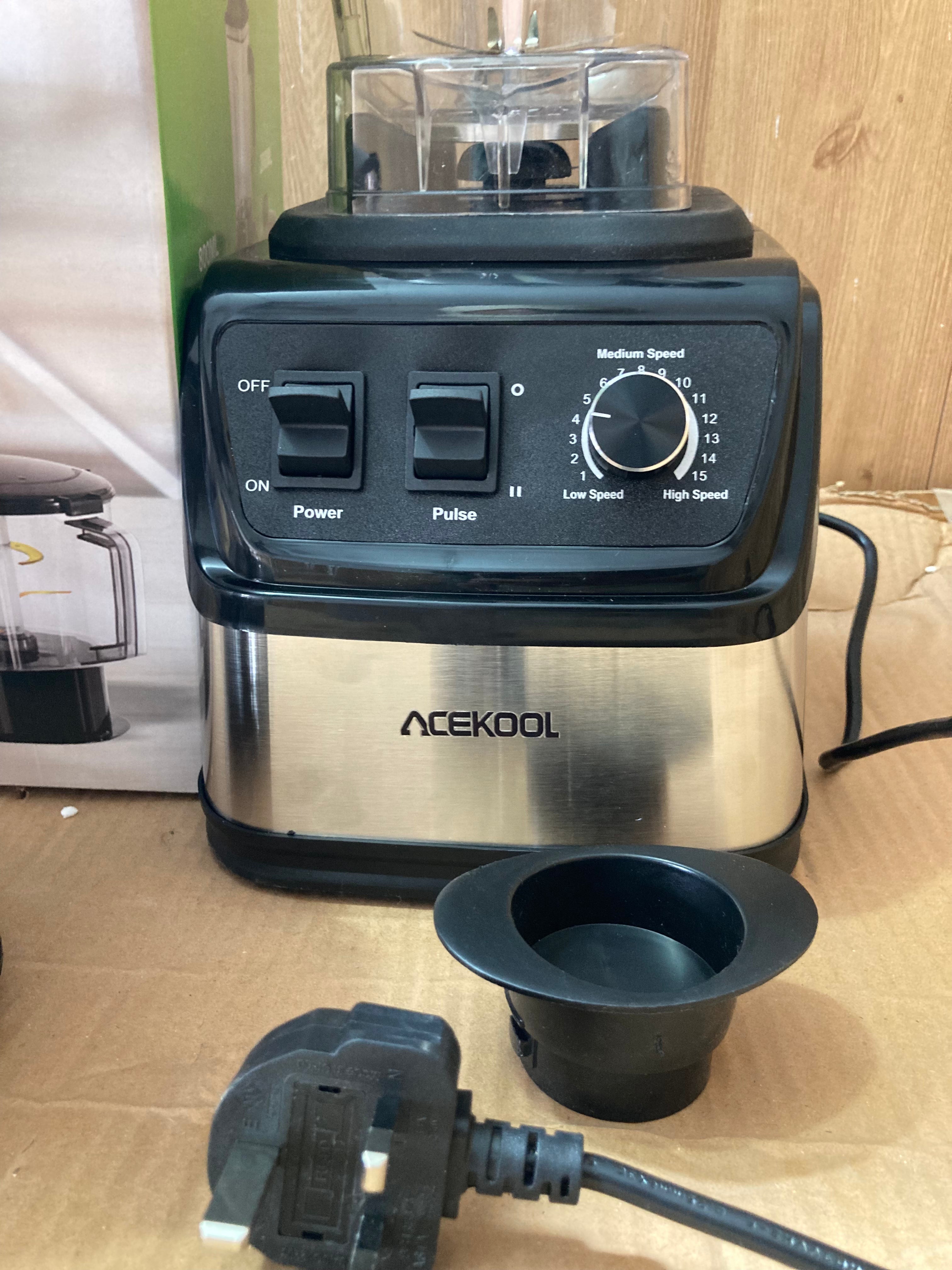 Lot Imported ACEKOOL 3-in-1 Powerful Blender ACK-4040BL