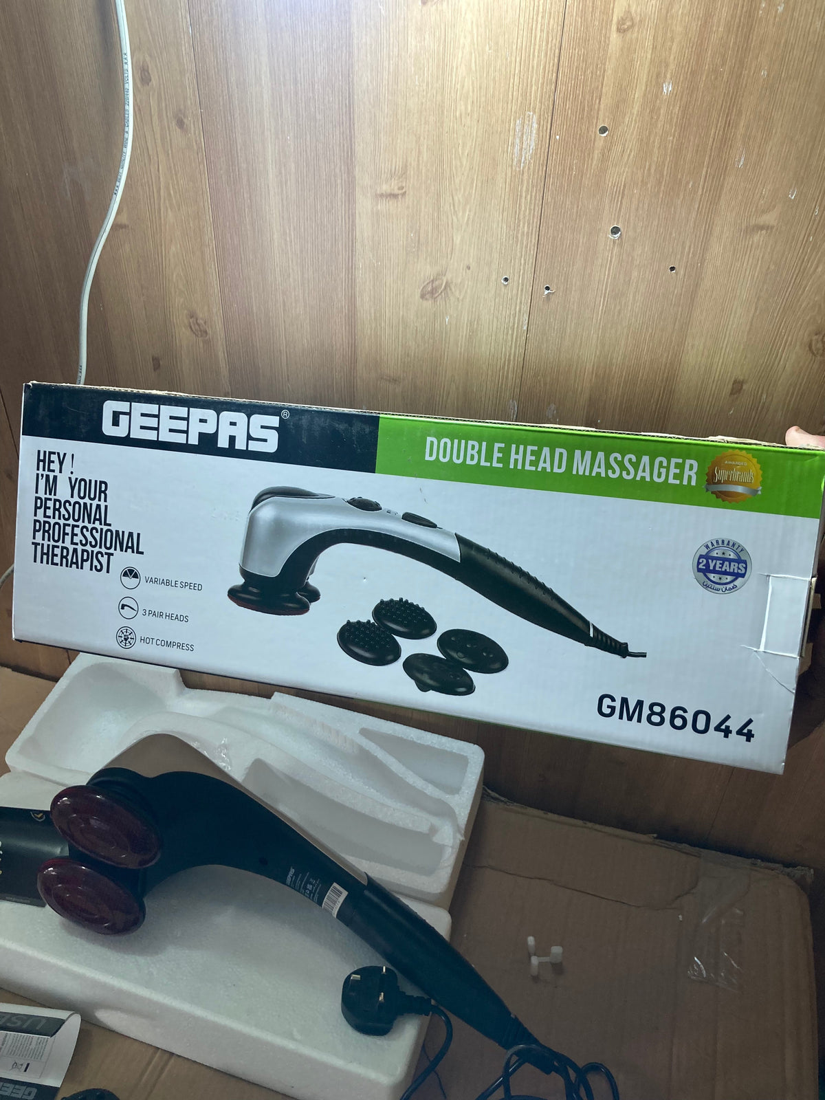 Geepas Dubai Double Head Massager