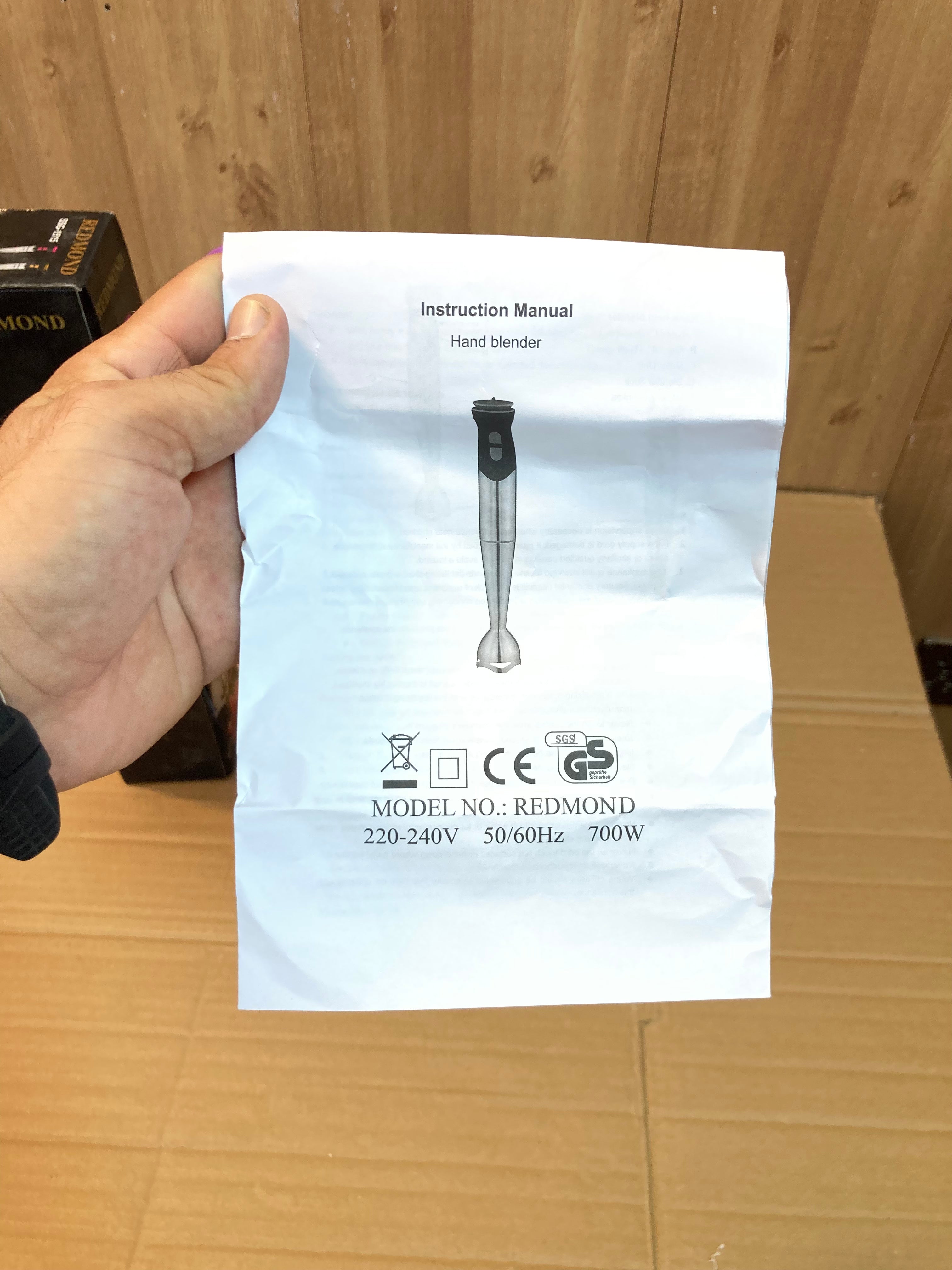 REDMOND 700W Hand Blender SSG-1515