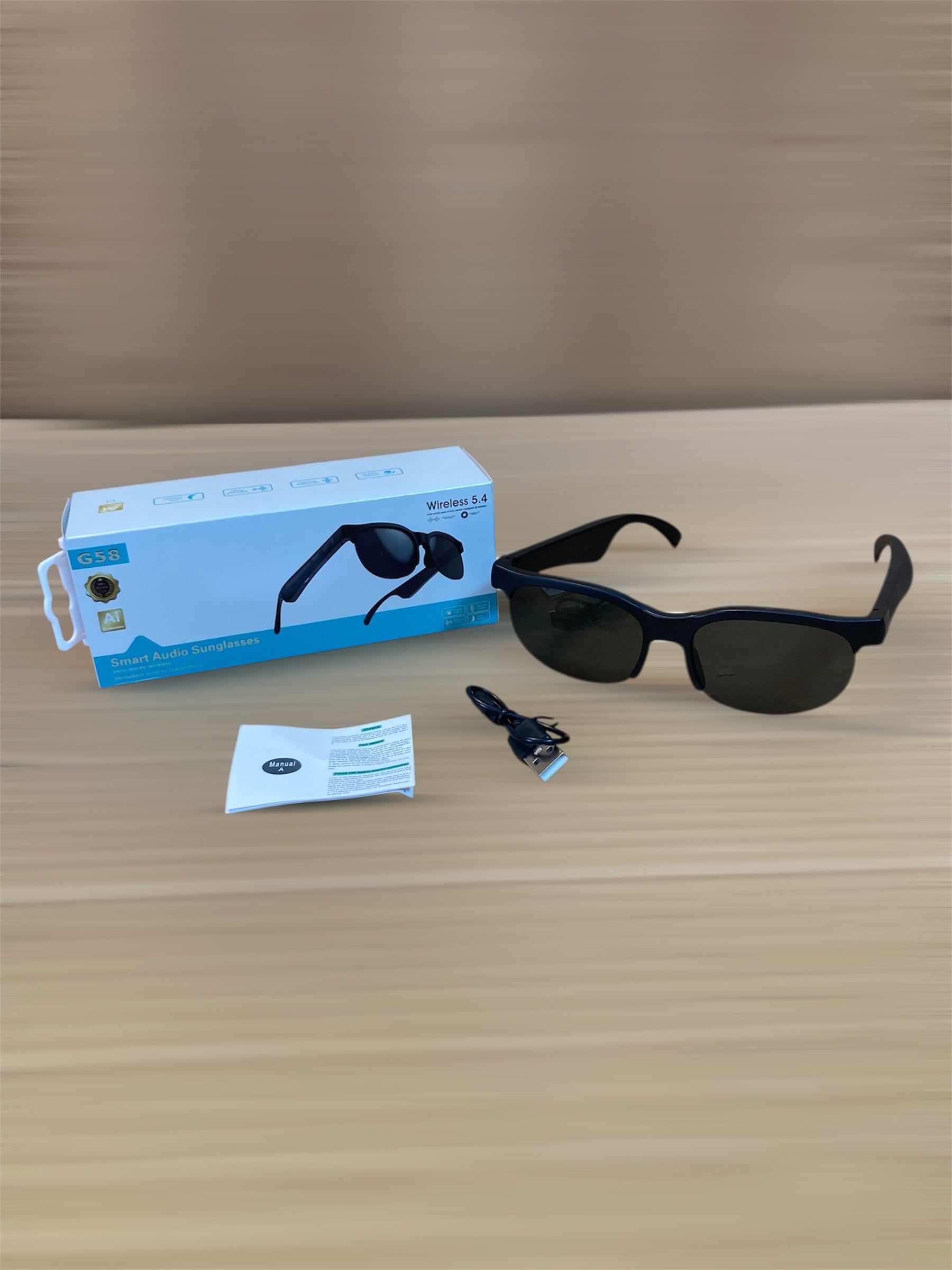 G58 Wireless Bluetooth Headset Smart Glasses