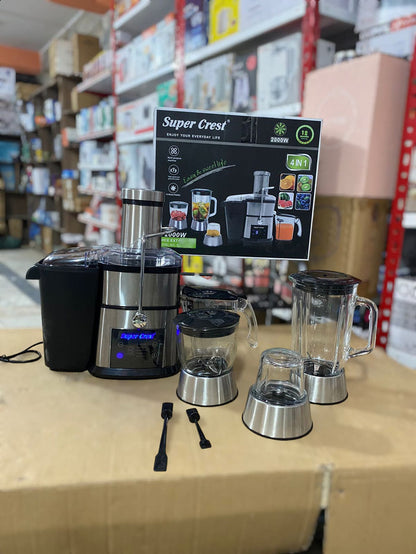 Germany Lot Imported Super Crest 4-in-1 Food Processor/Factory 2000W