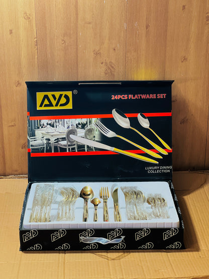 Lot Imported AYD Cutlery Set 24PCs