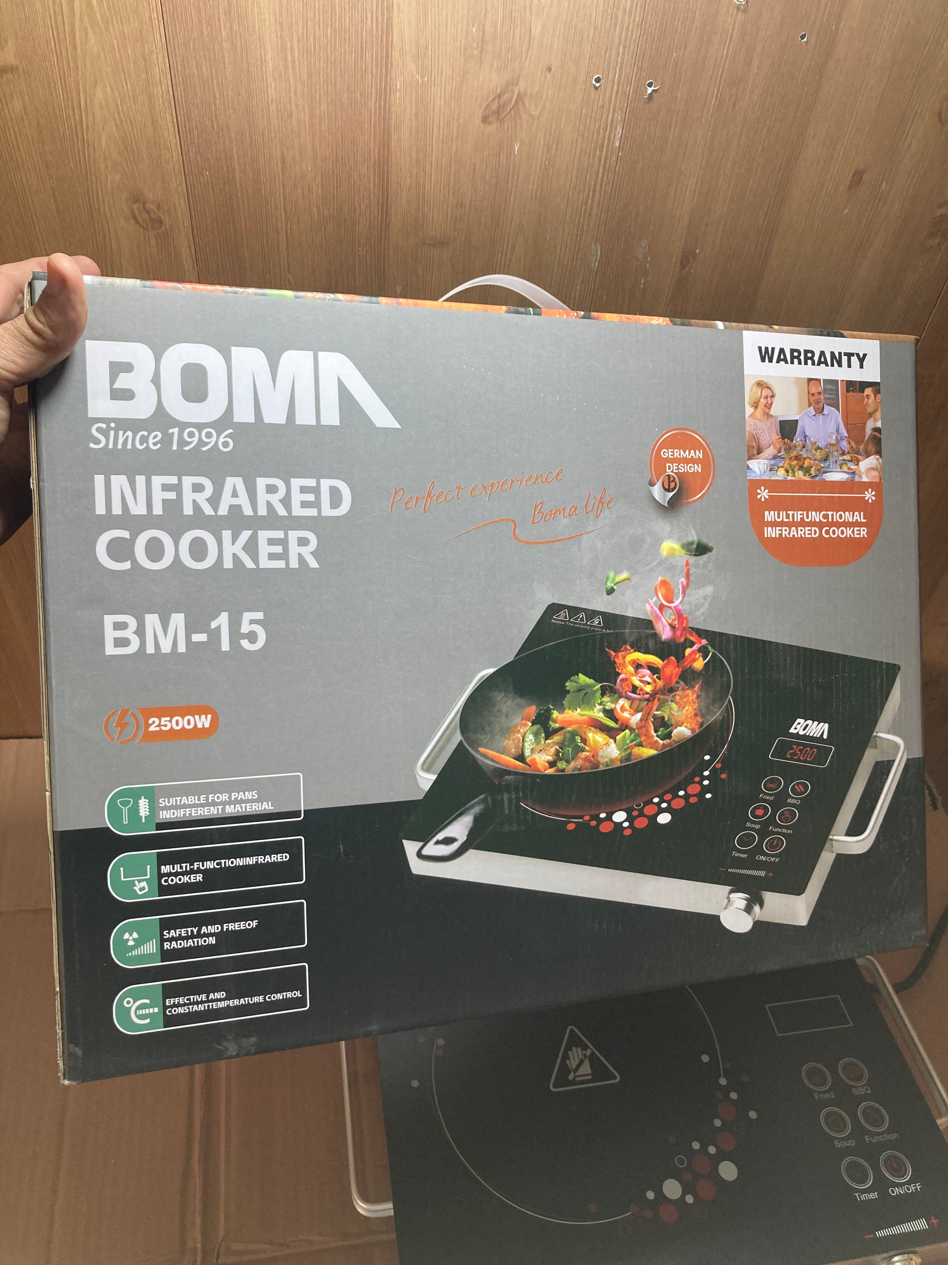 BOMA Germany HotPlate/Infrared Cooker 2500W