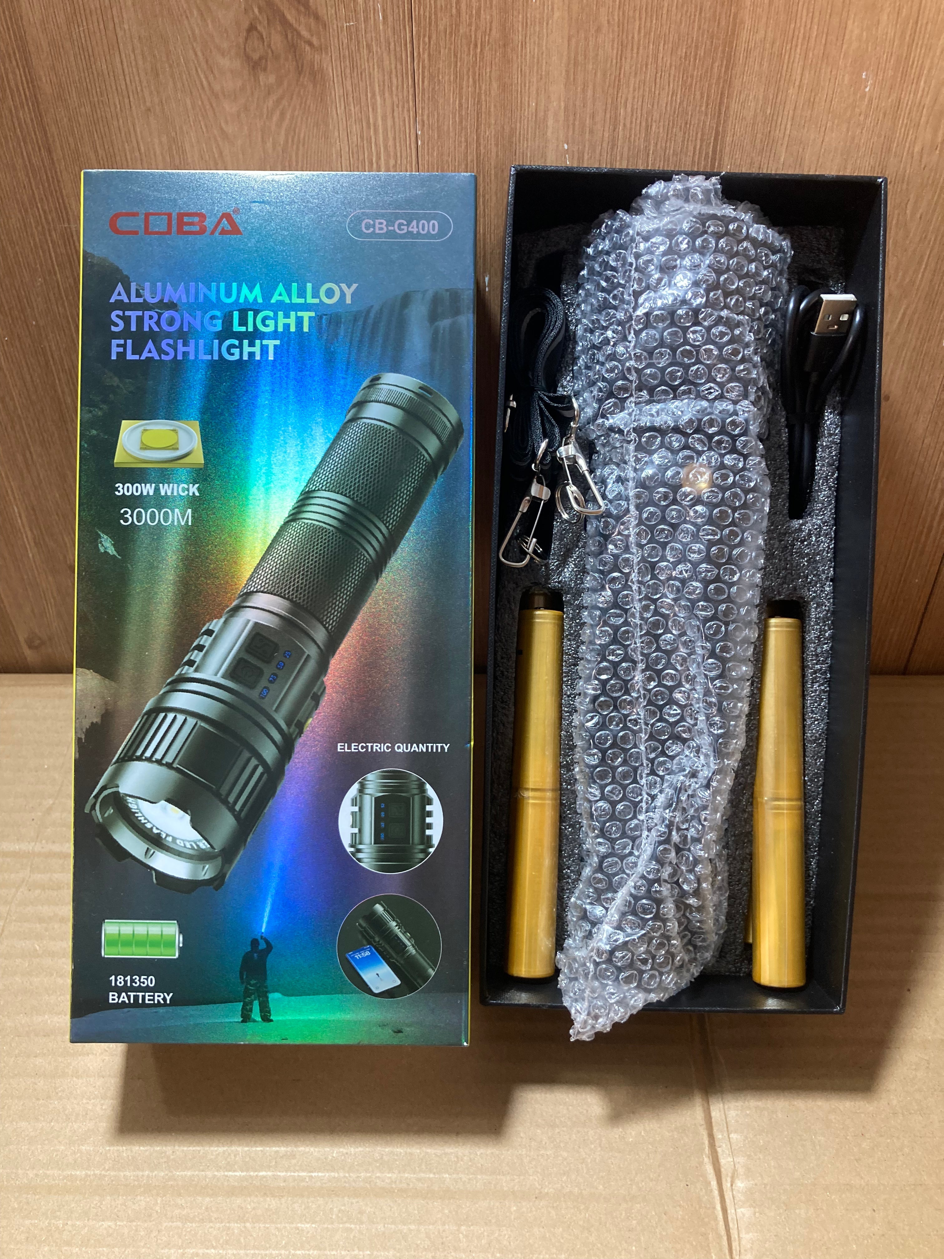 COBA Powerful Long Range Super Led Flashlight/Torch G400