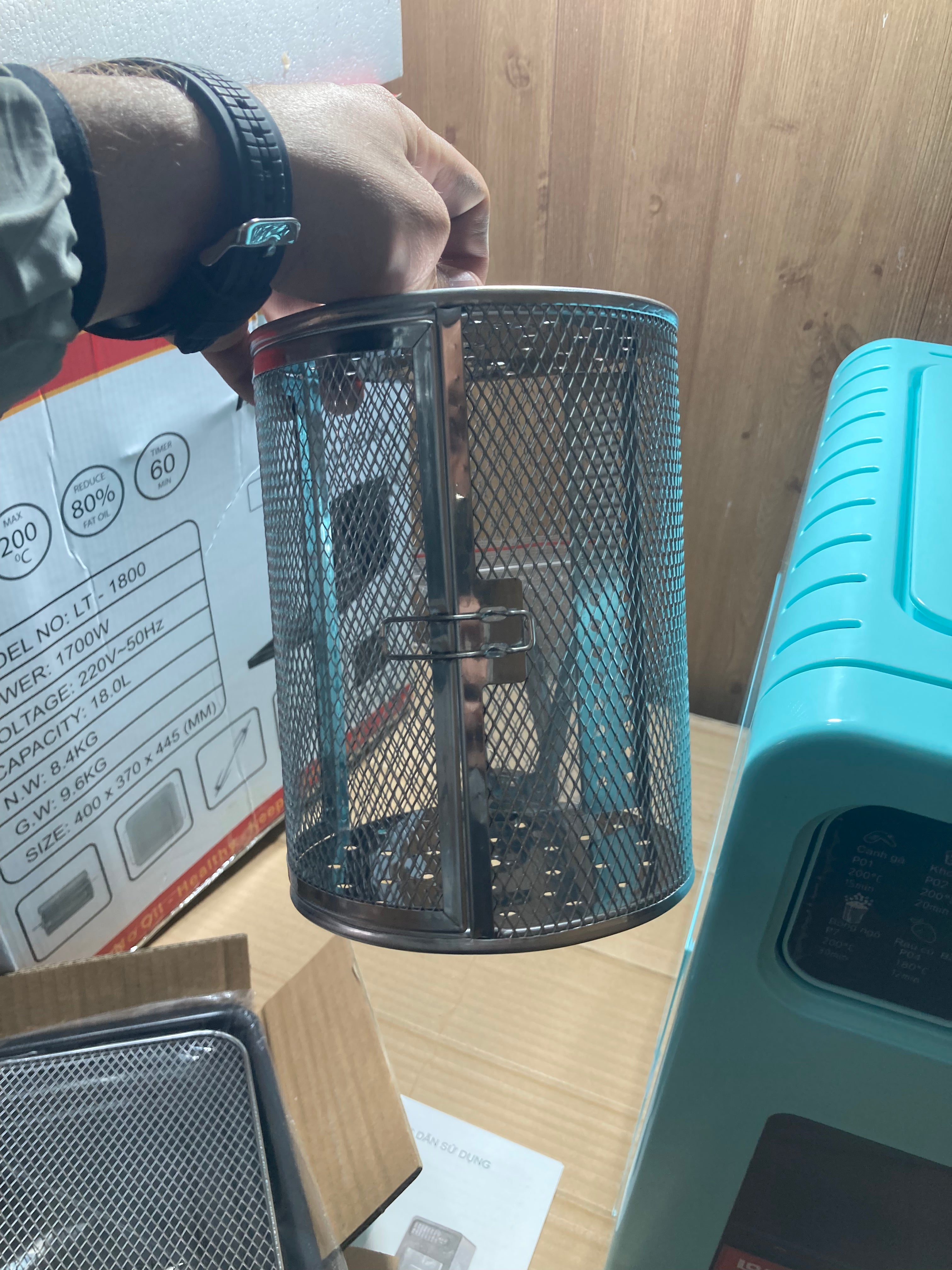 Lot Imported LORENTE 2-in-1 Oil-Free Air Fryer & Oven 18L