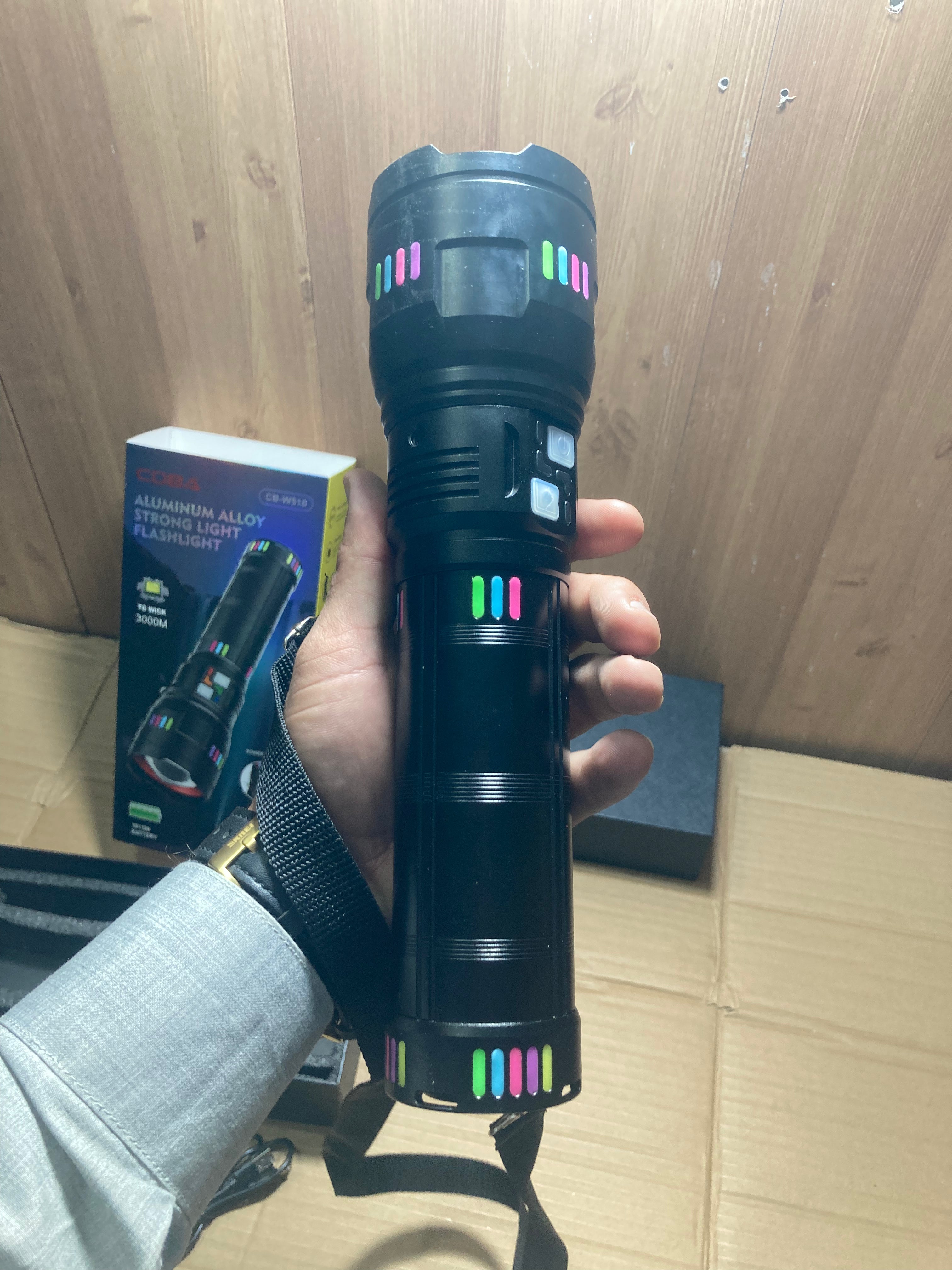 COBA Powerful Long Range Super Led Flashlight - Torch CB-W518