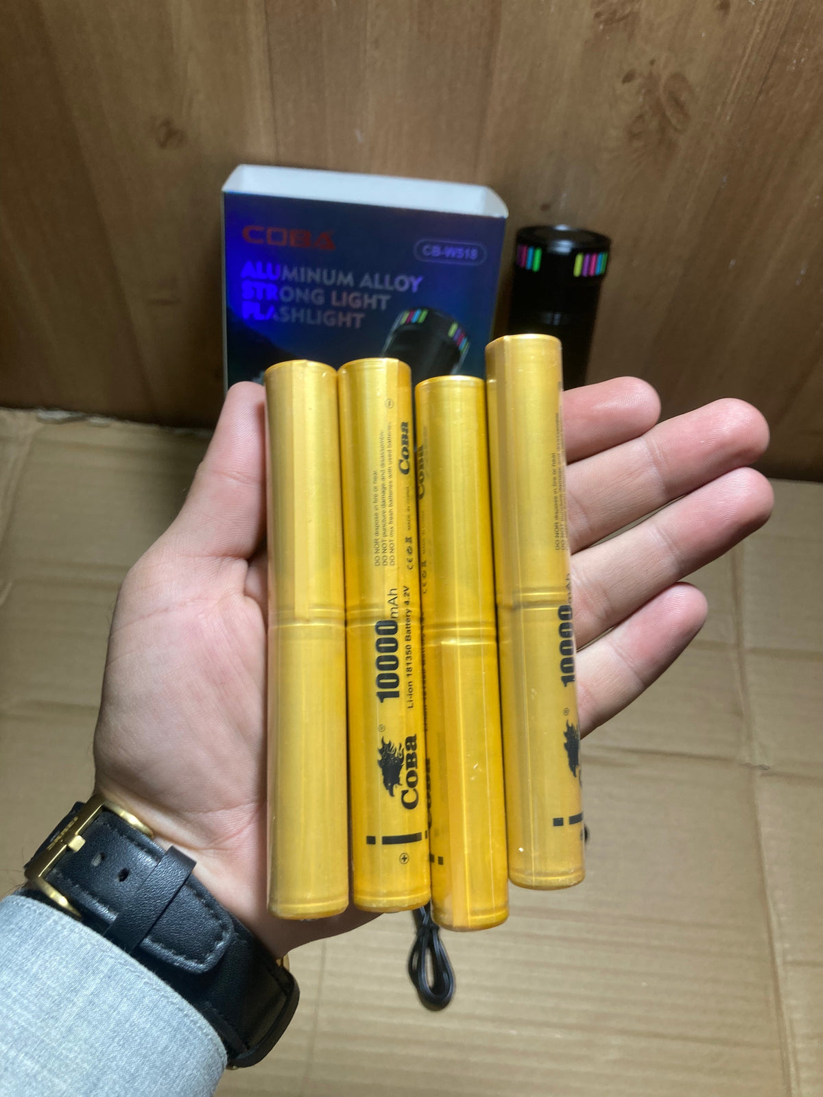 COBA Powerful Long Range Super Led Flashlight - Torch CB-W518