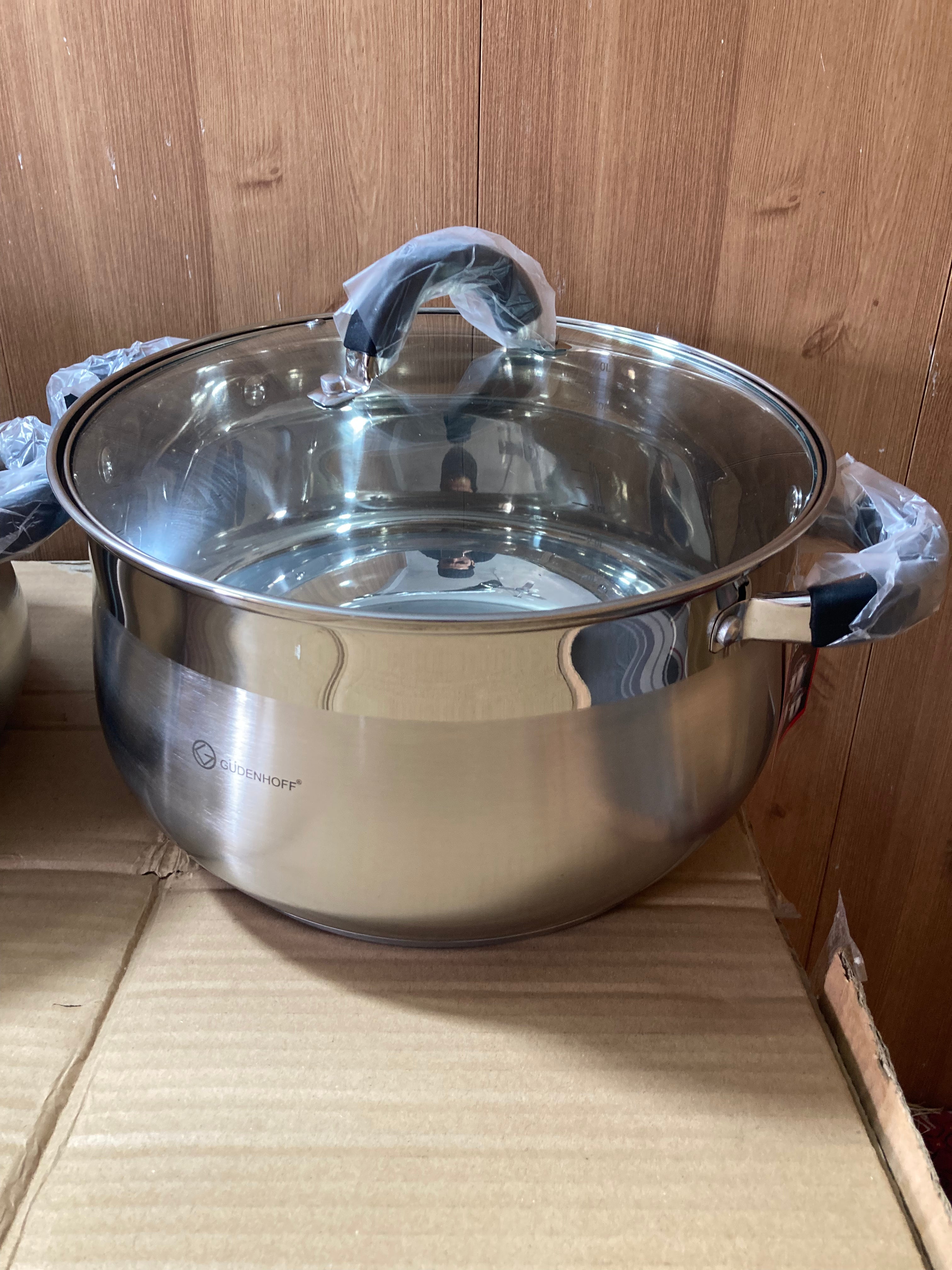 GUDENHOFF 6PCs Stainless Steel Cookware Set