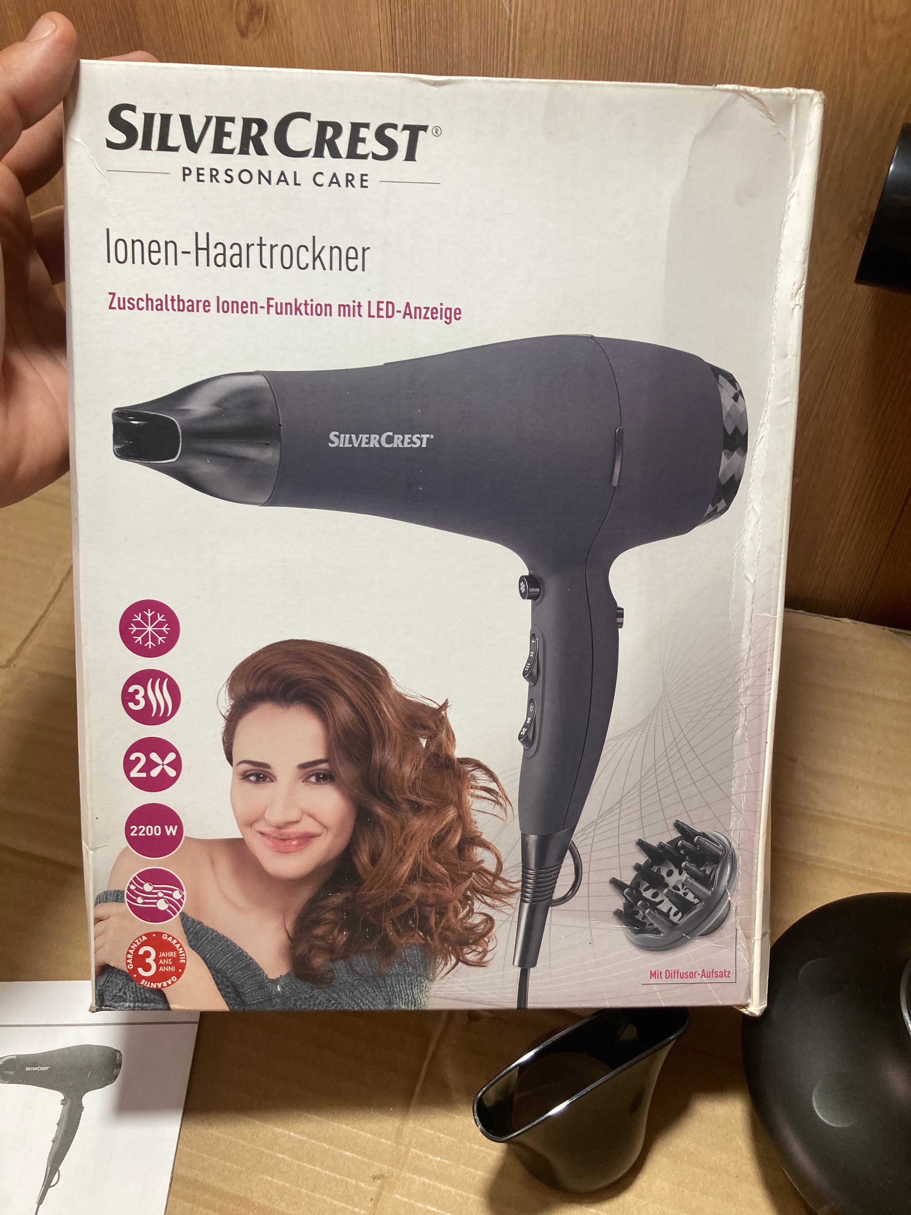 Silver Crest Personal Care Lonen-Haartrockner Hair Dryer 2200W