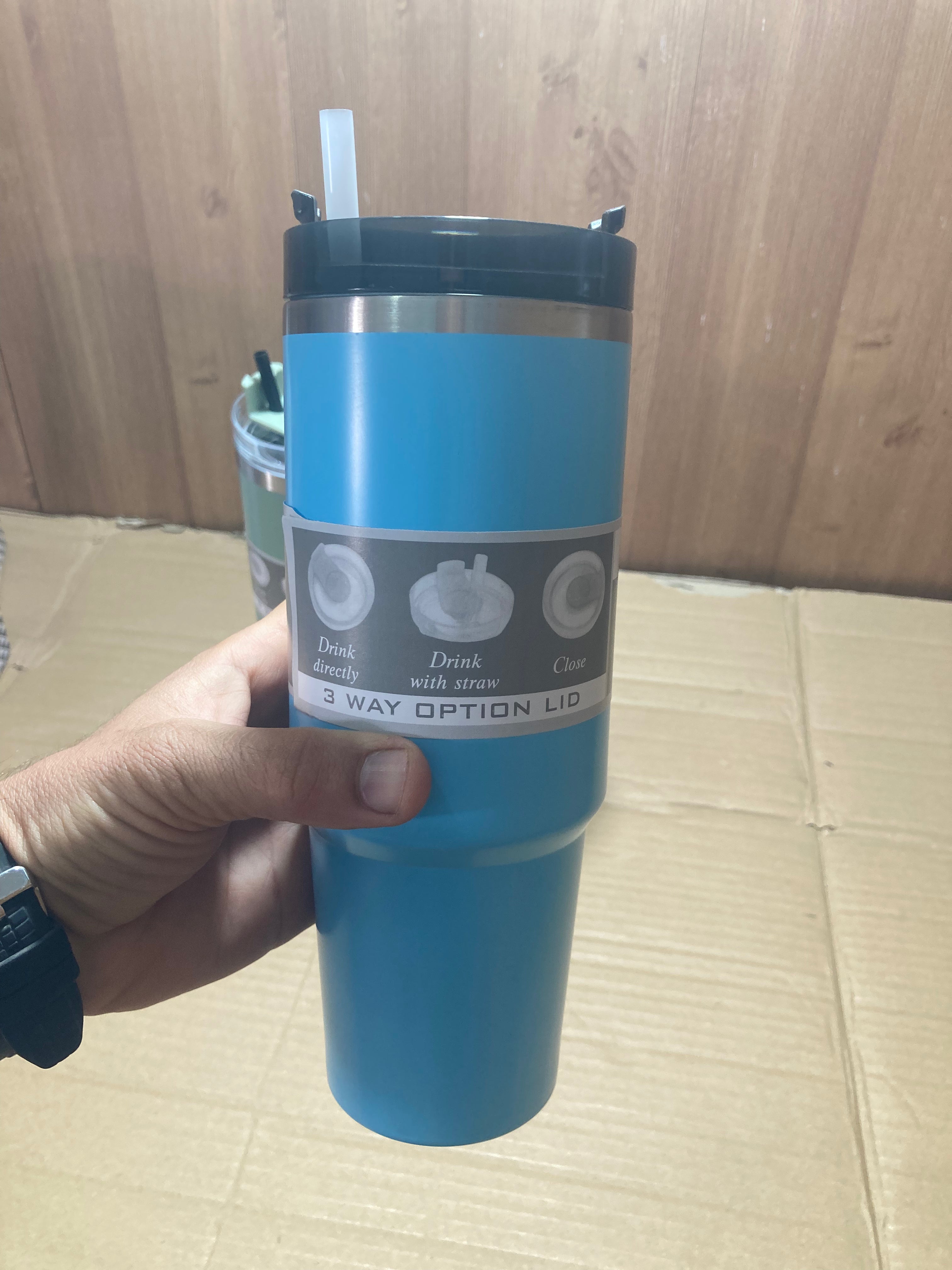 Vacuum Insulated Straw Tumbler 900ML