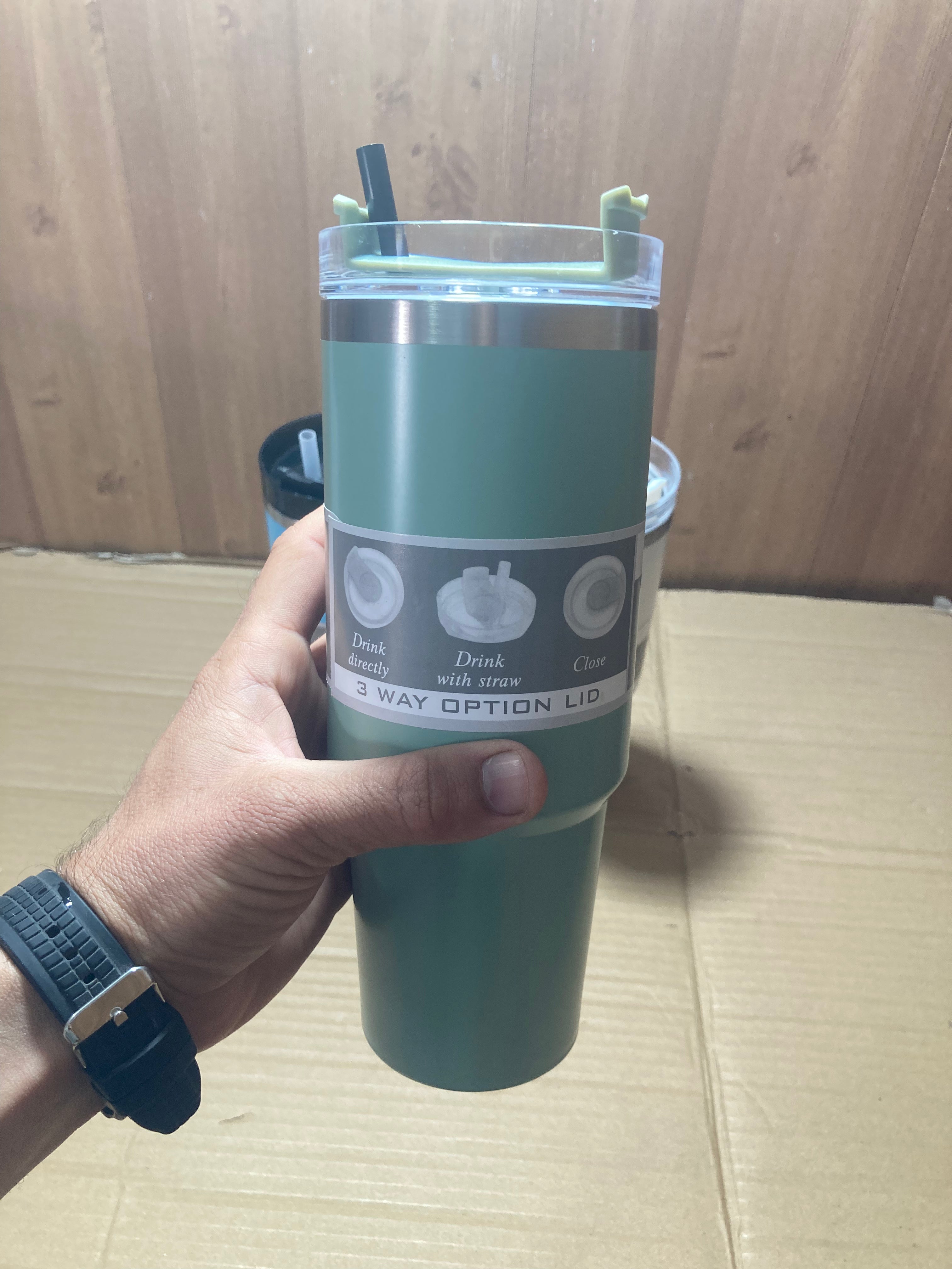 Vacuum Insulated Straw Tumbler 900ML