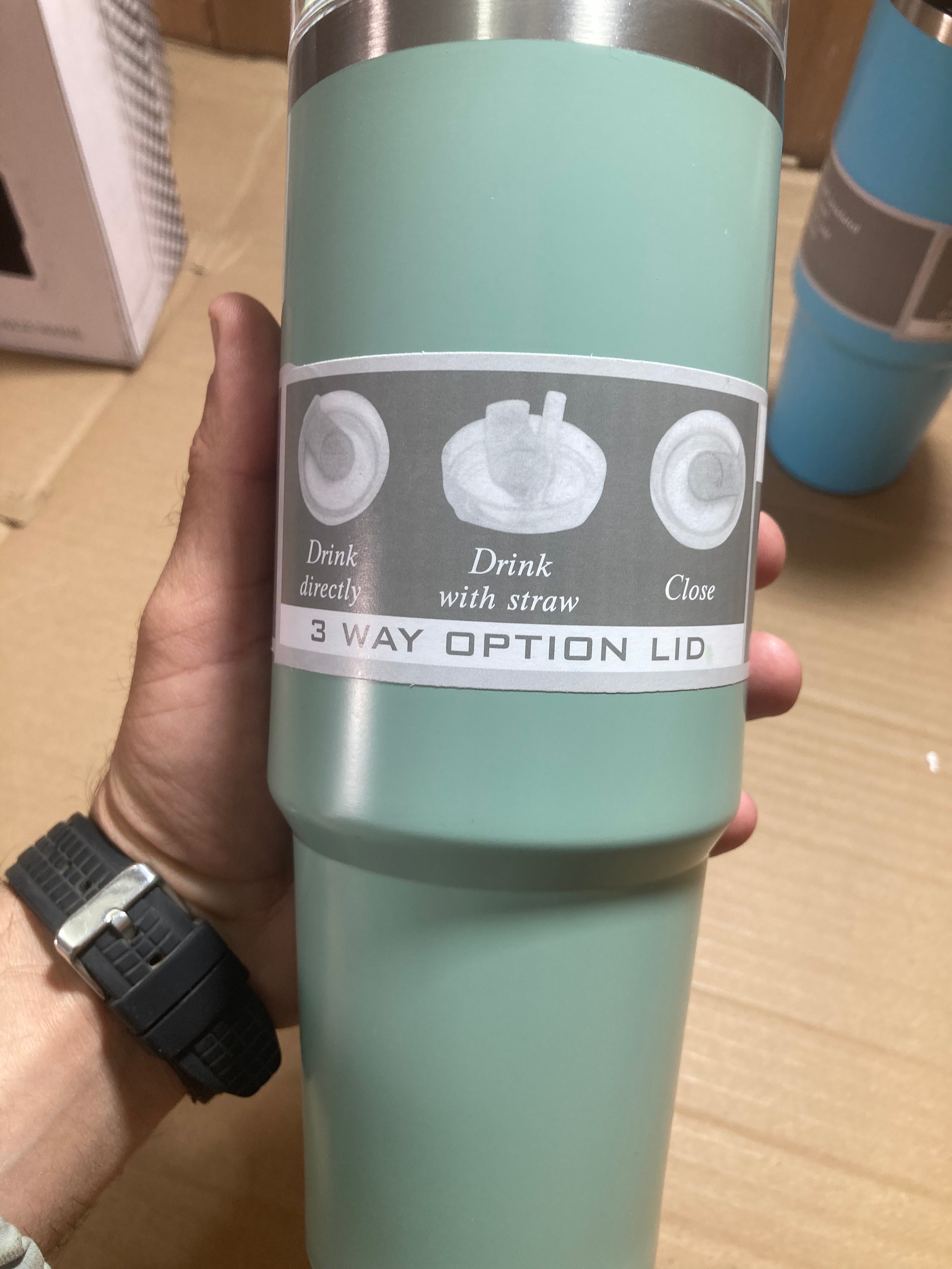 Vacuum Insulated Straw Tumbler 900ML