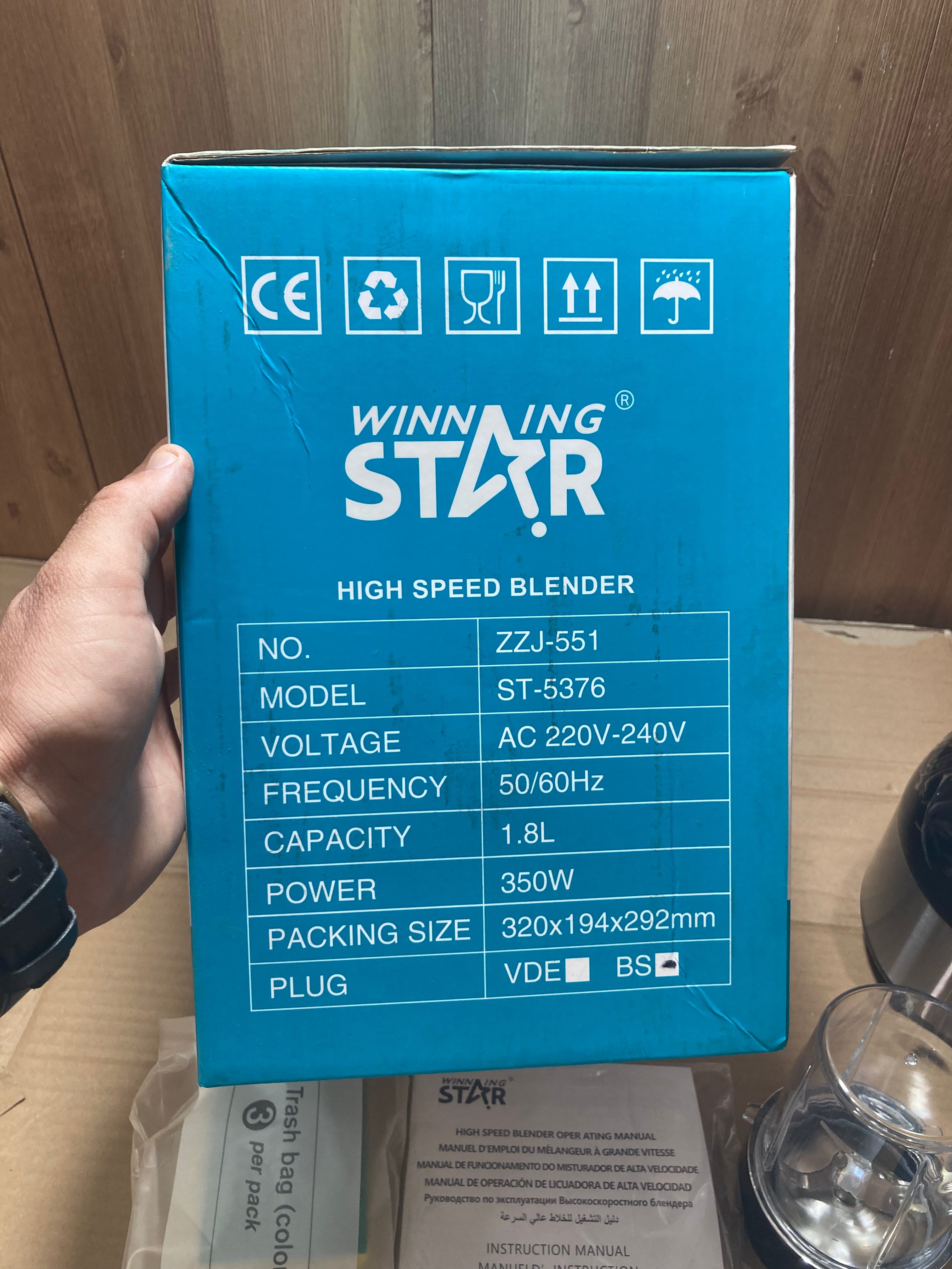 WINNING STAR 4-In-1 Blender ST-5376