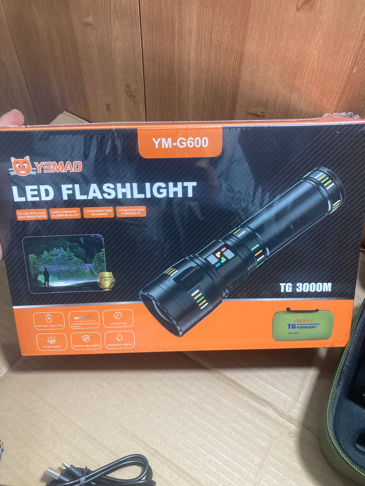 Yemao Powerful Long Range Super Led Flashlight - Torch YM-G600