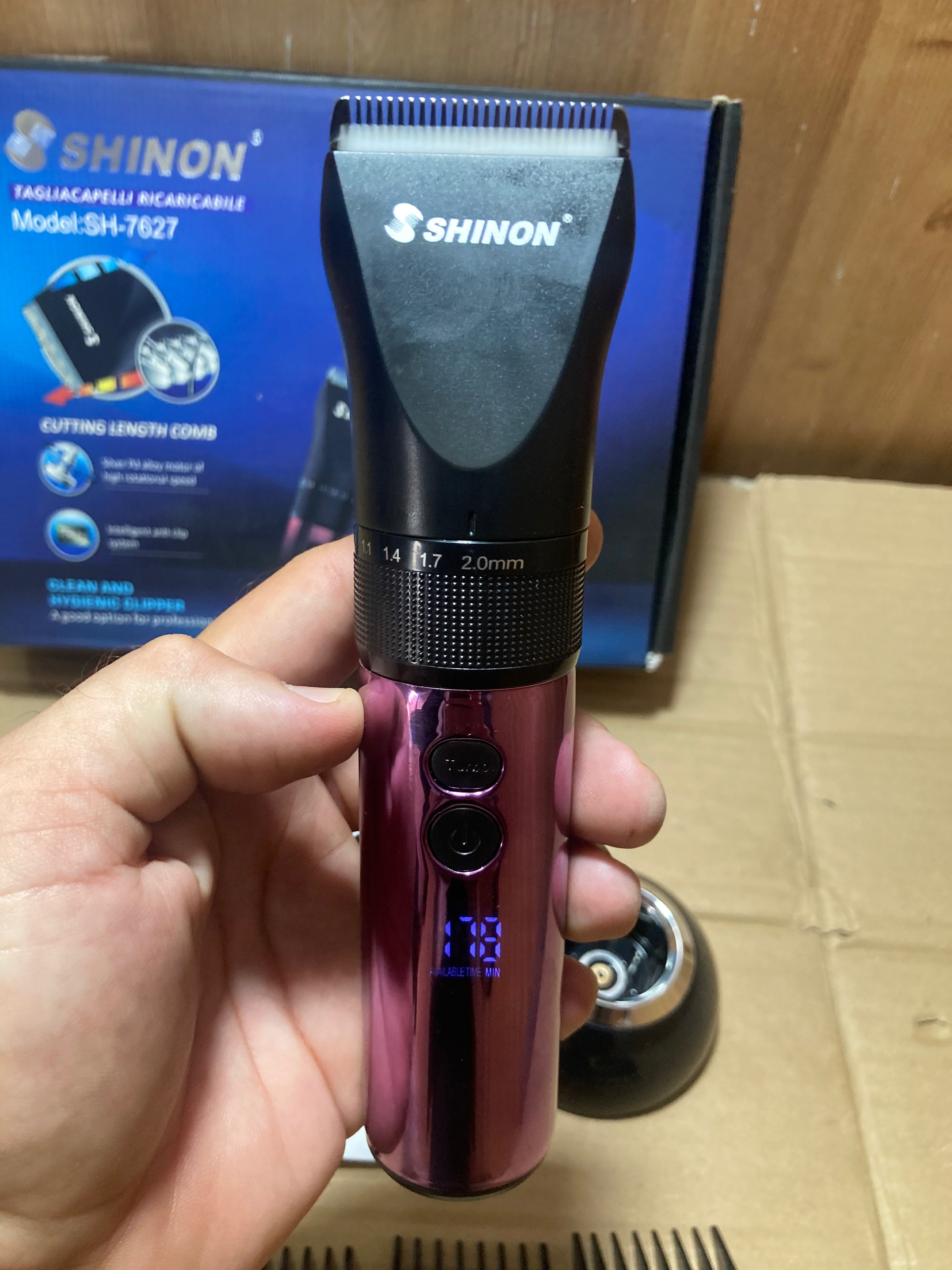 SHINON Japan Professional Hair Trimmer SH-7627