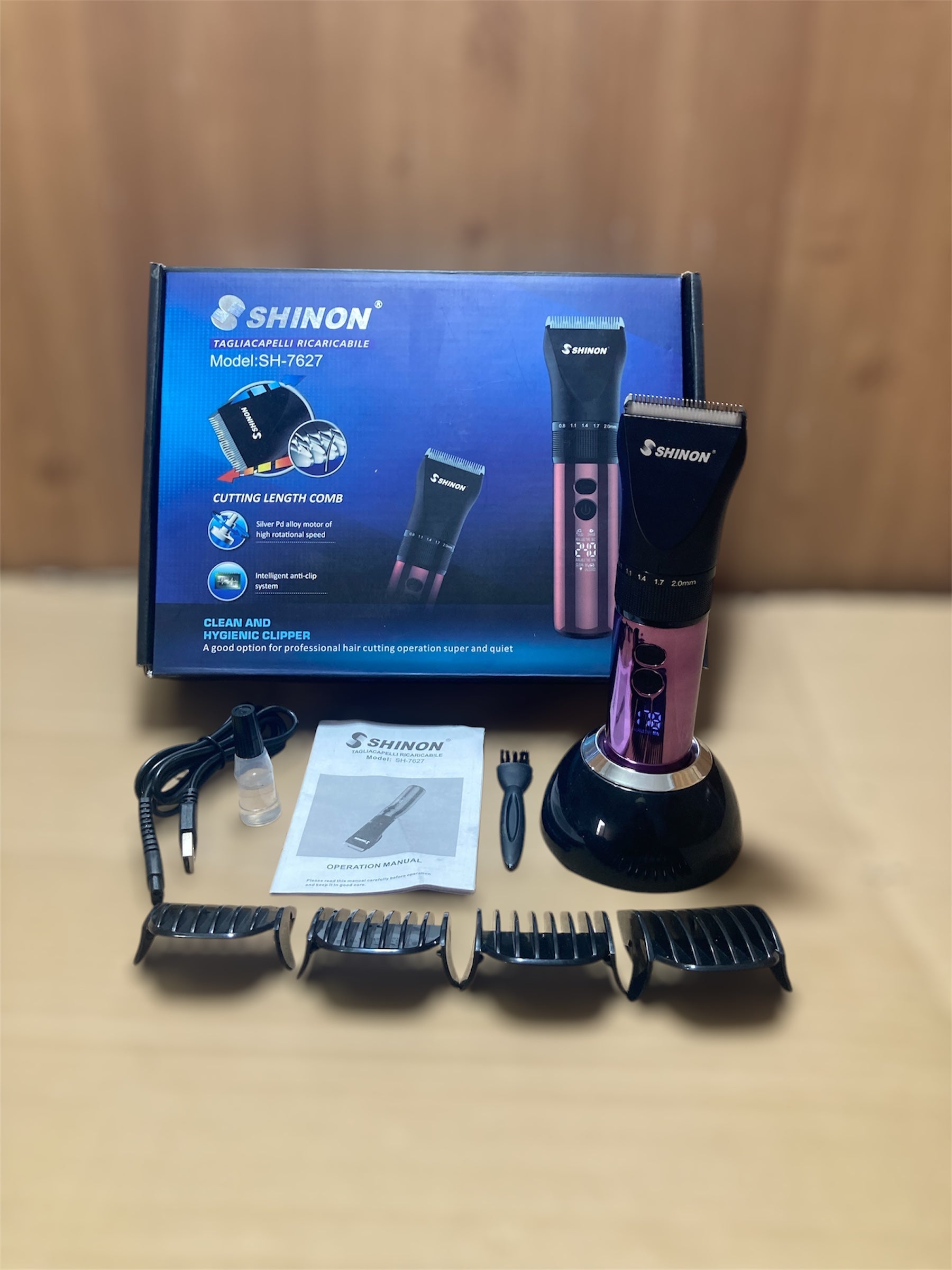 SHINON Japan Professional Hair Trimmer SH-7627
