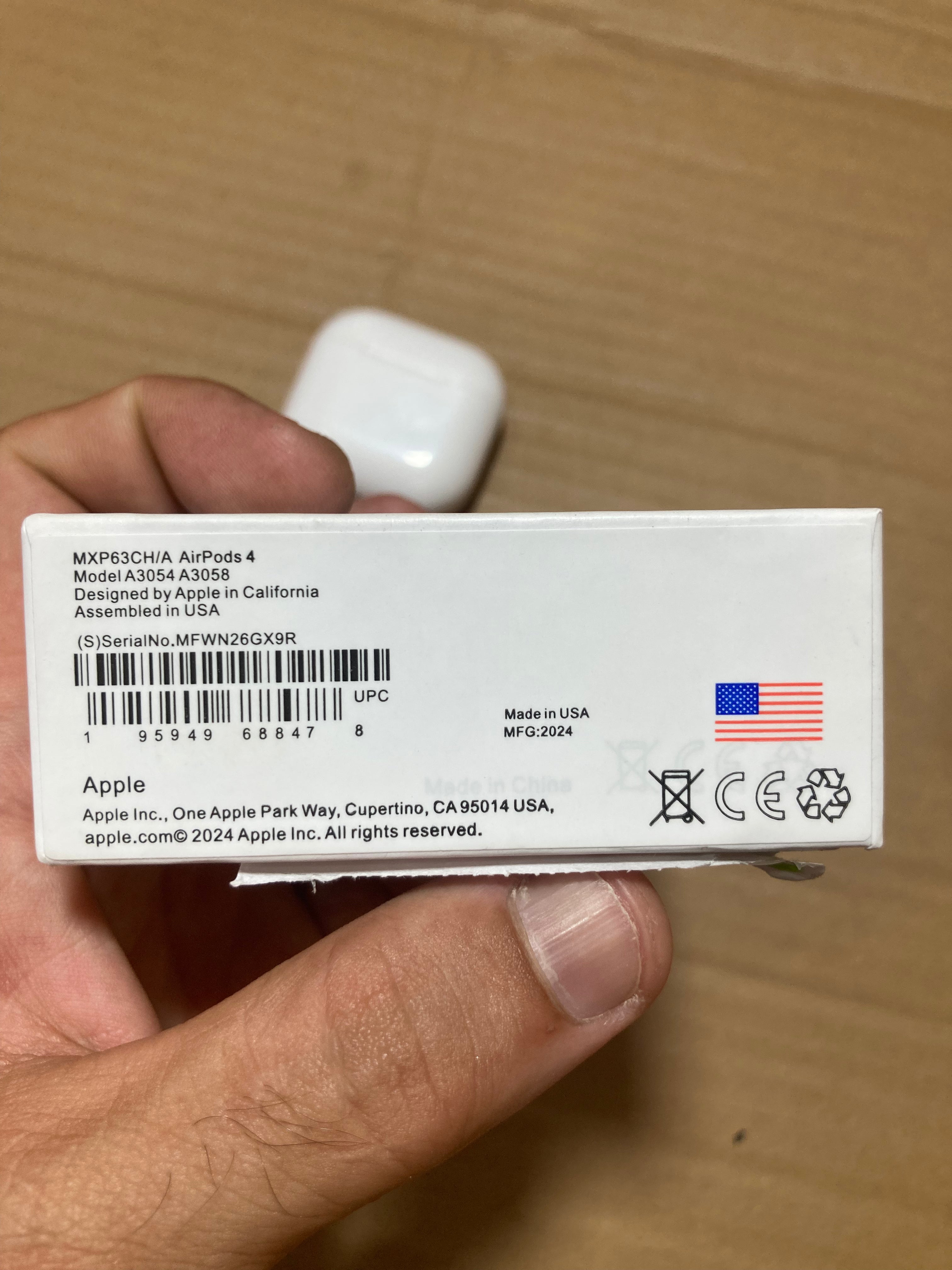 Apple Airpods Pro 4 With ANC (Active Noise Cancellation)