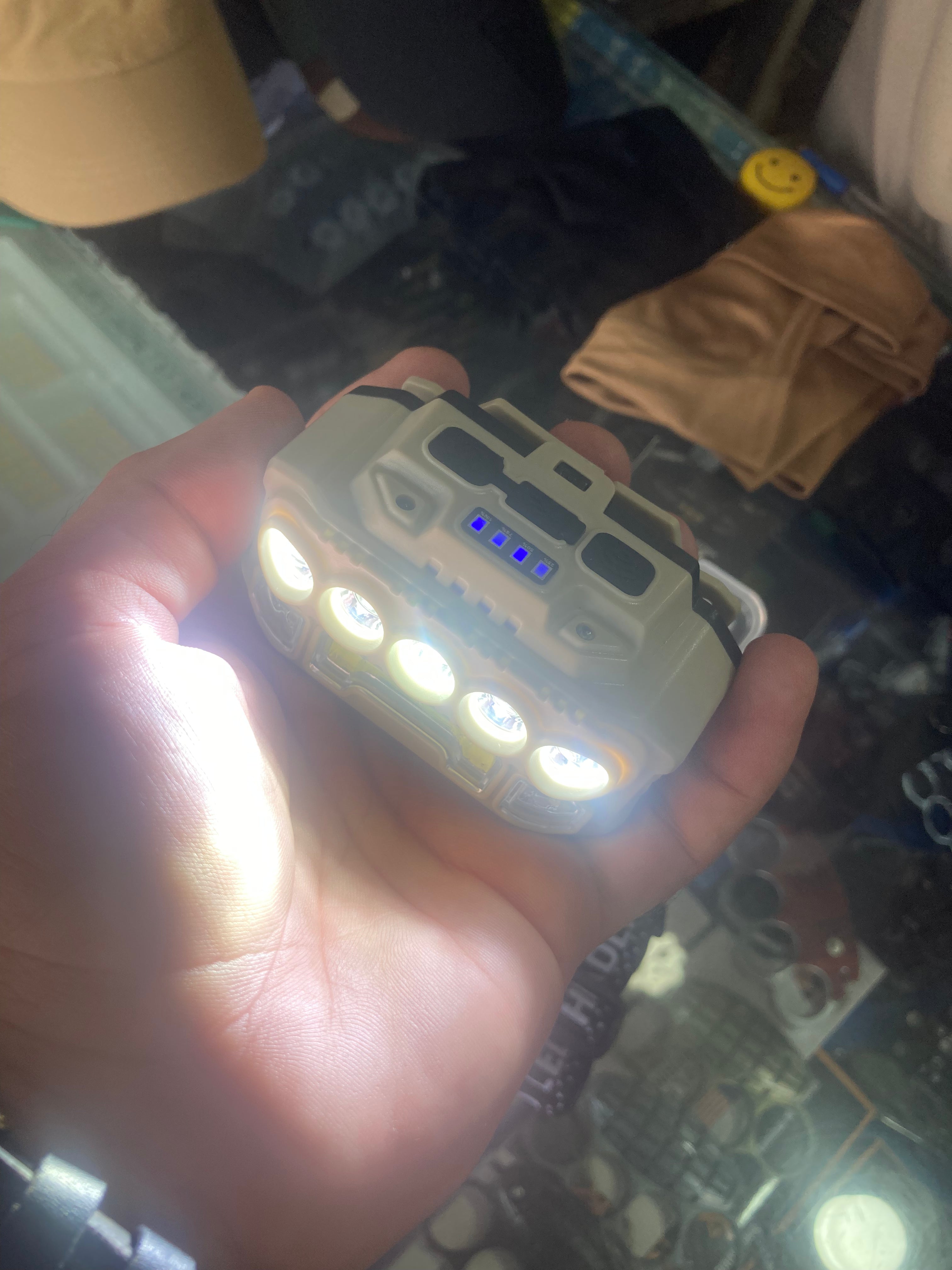 Multifunctional Mini Rechargeable Head Light