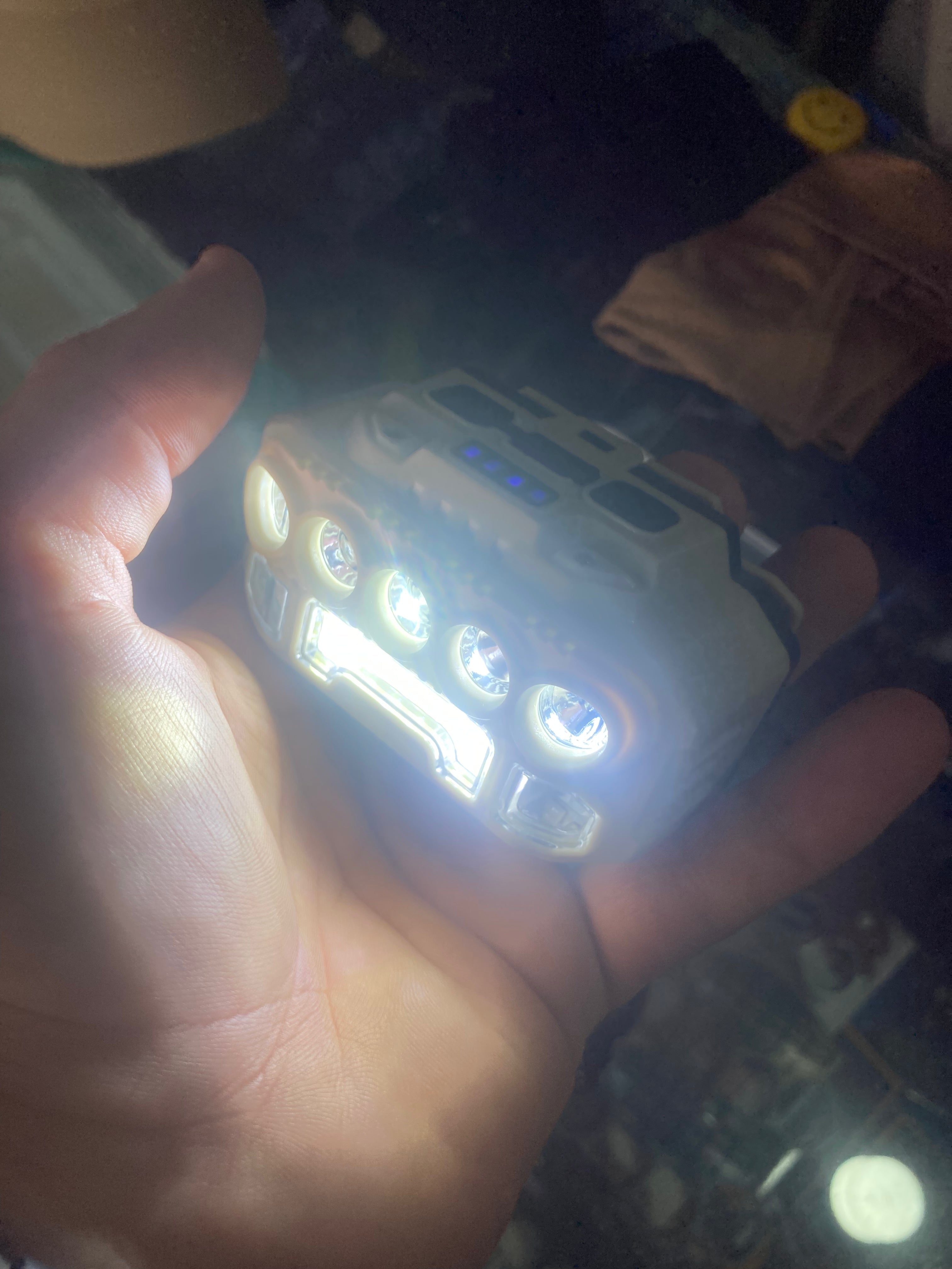 Multifunctional Mini Rechargeable Head Light