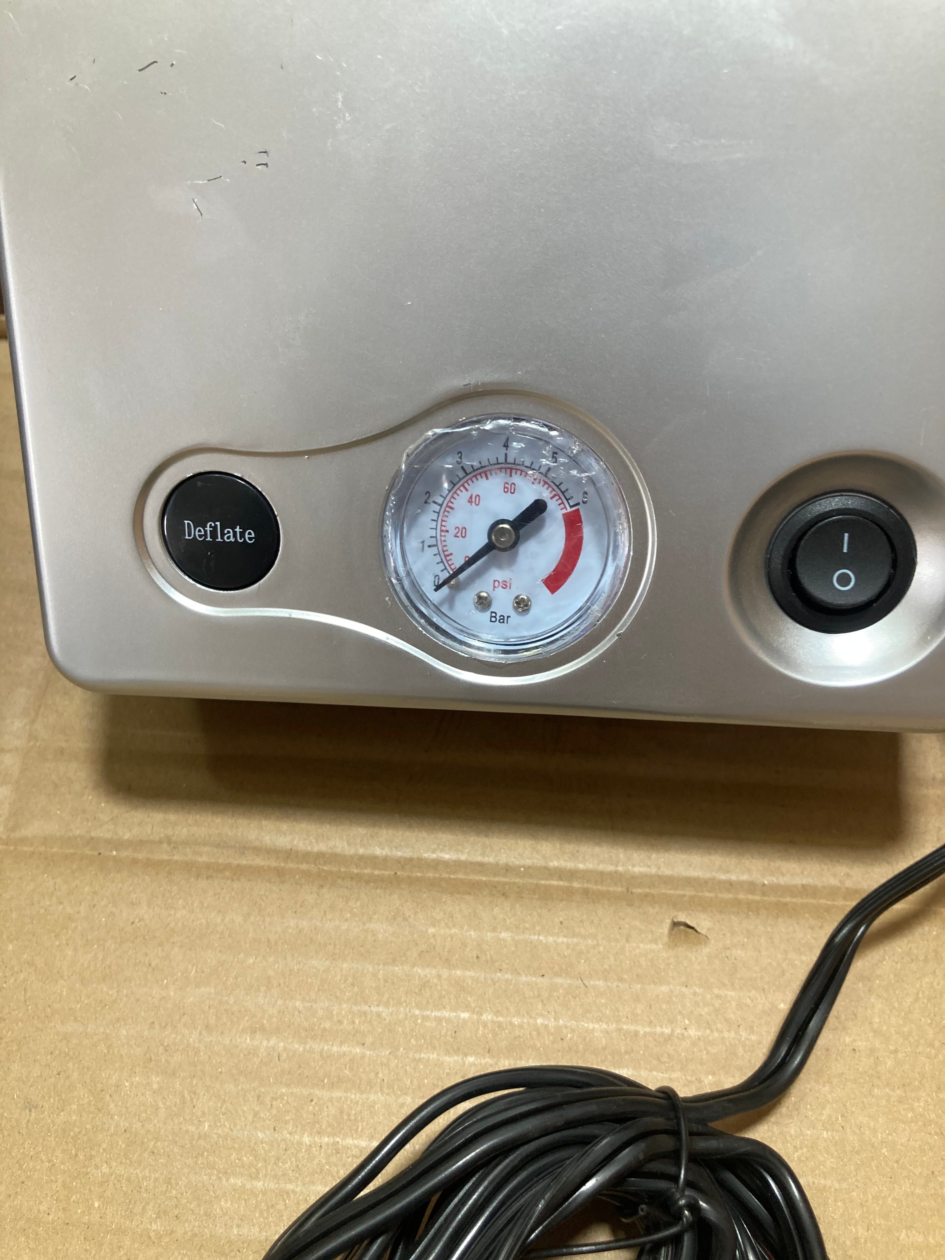 Toyota Tire Inflator/Air Compressor With 3 High Air Flow Nozzles & Adaptors