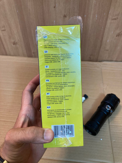 COBA Compact In Size Rechargeable Led Flashlight CB-B51