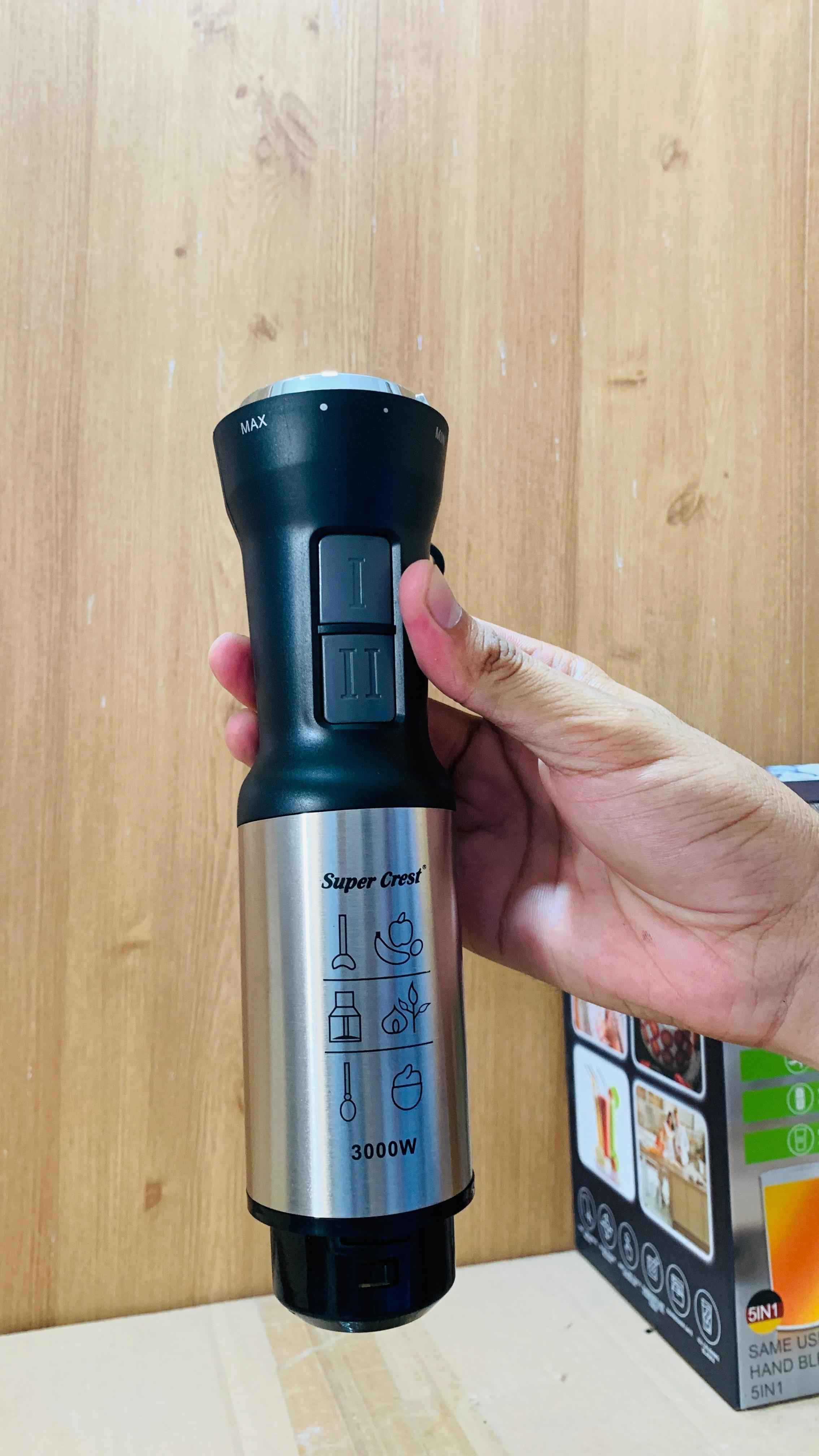 Germany Lot Imported Super Crest 5-in-1 Hand Blender Set SCT-7008