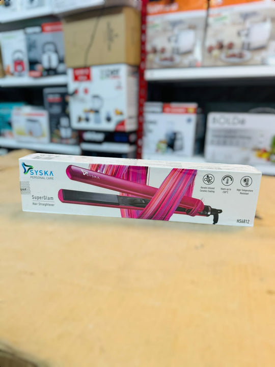 SYSKA SuperGlam 2-in-1 Hair Straightener & Curler