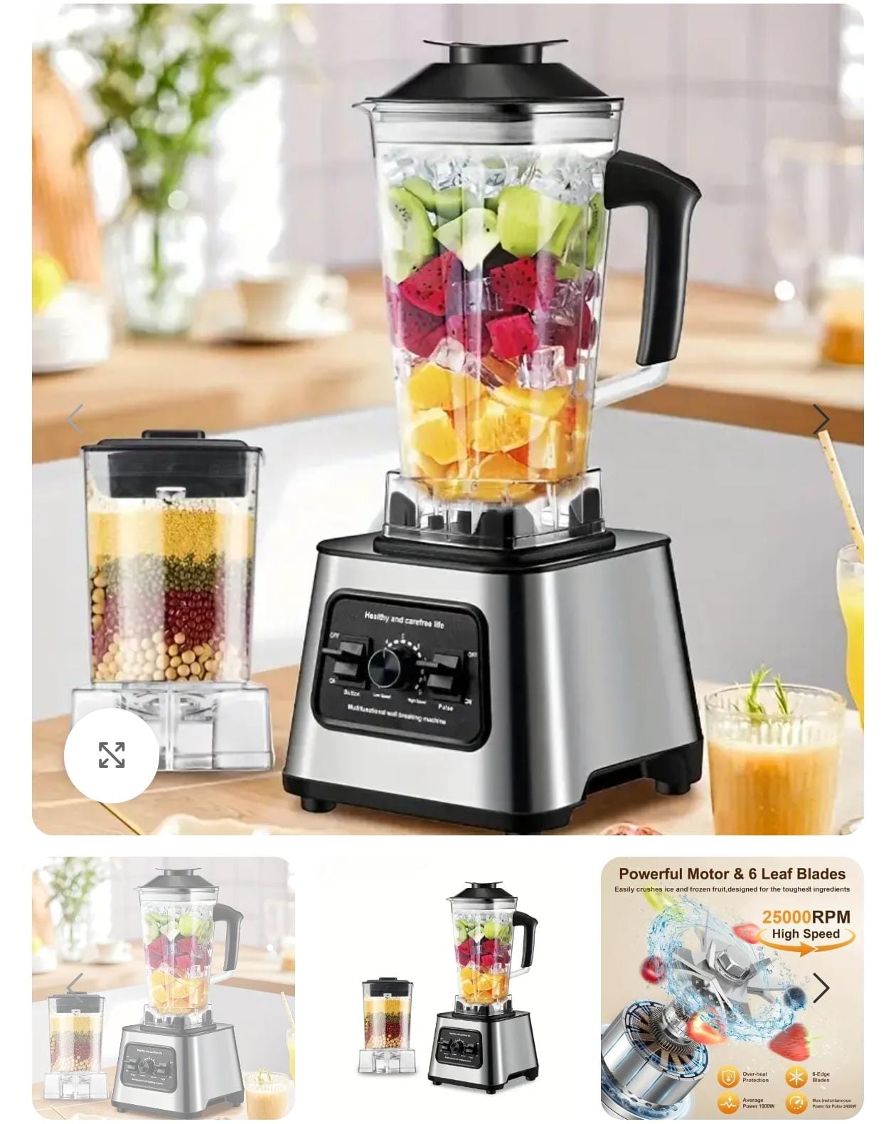 KoLAX 2 in 1 Blender & Grinder