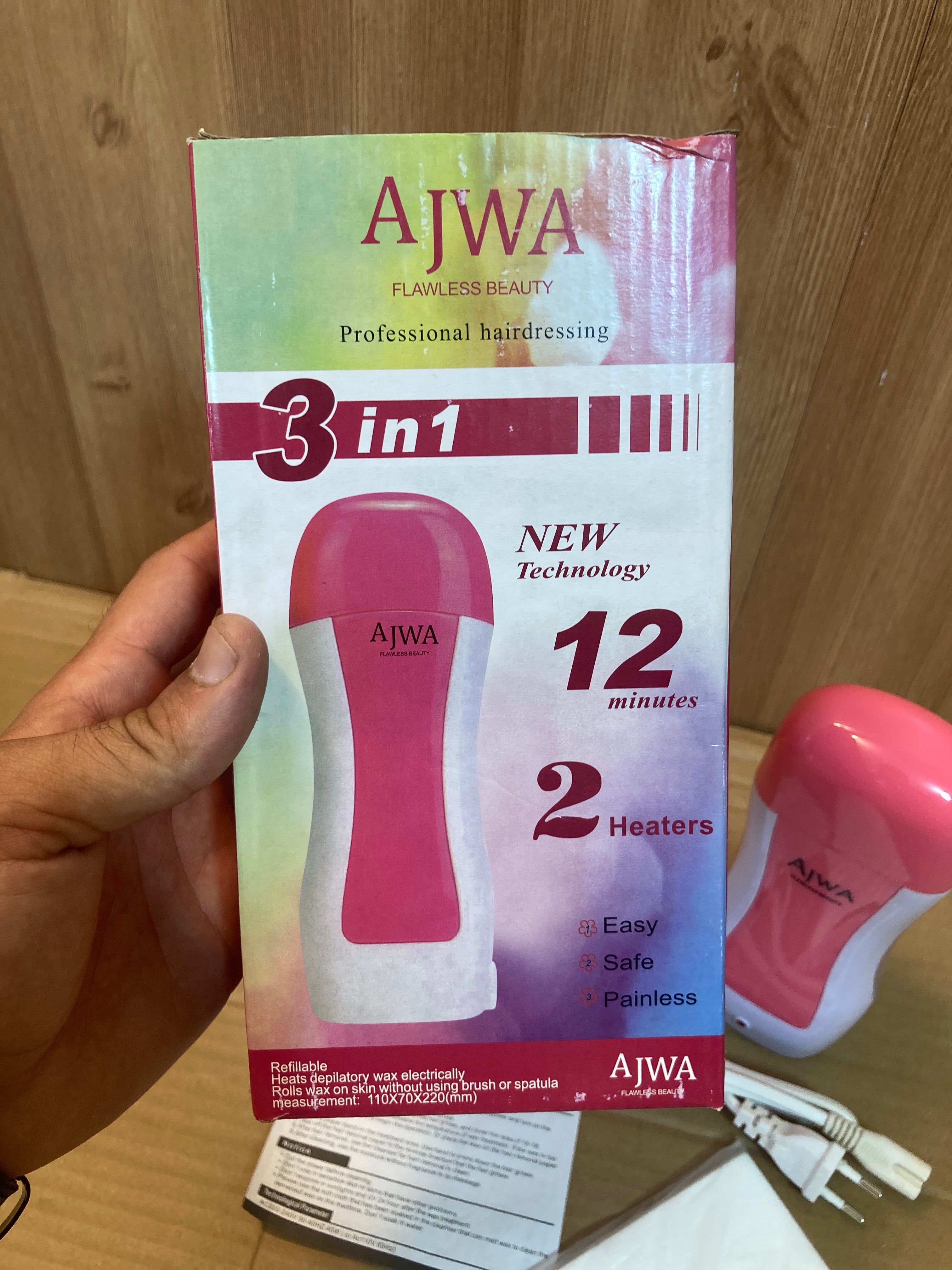 Portable Depilatory Roll-on wax heater