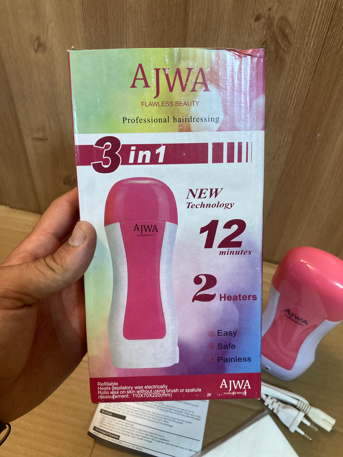 Portable Depilatory Roll-on wax heater