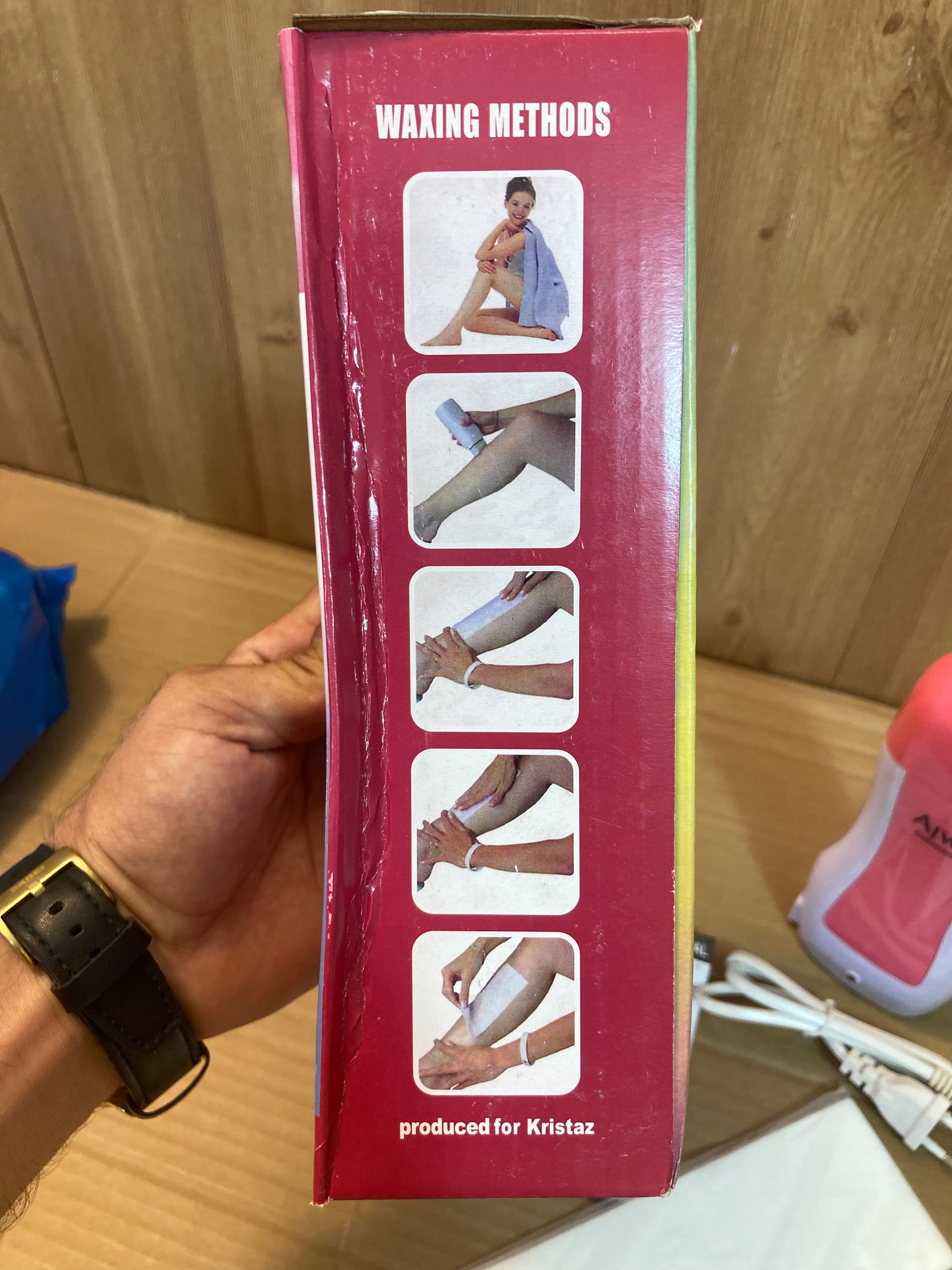Portable Depilatory Roll-on wax heater